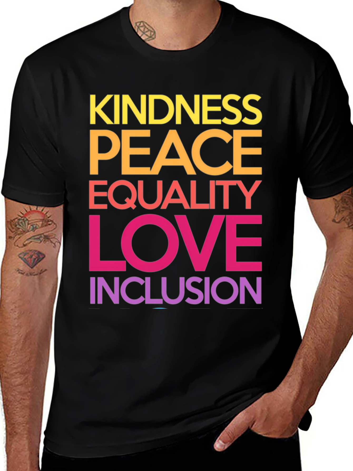 Kindness Peace Equality Love Inclusion T-Shirt