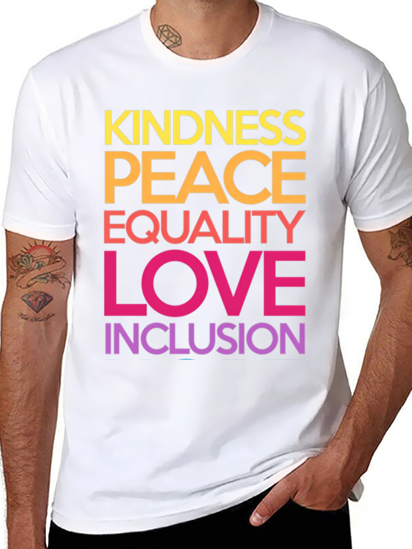Kindness Peace Equality Love Inclusion T-Shirt