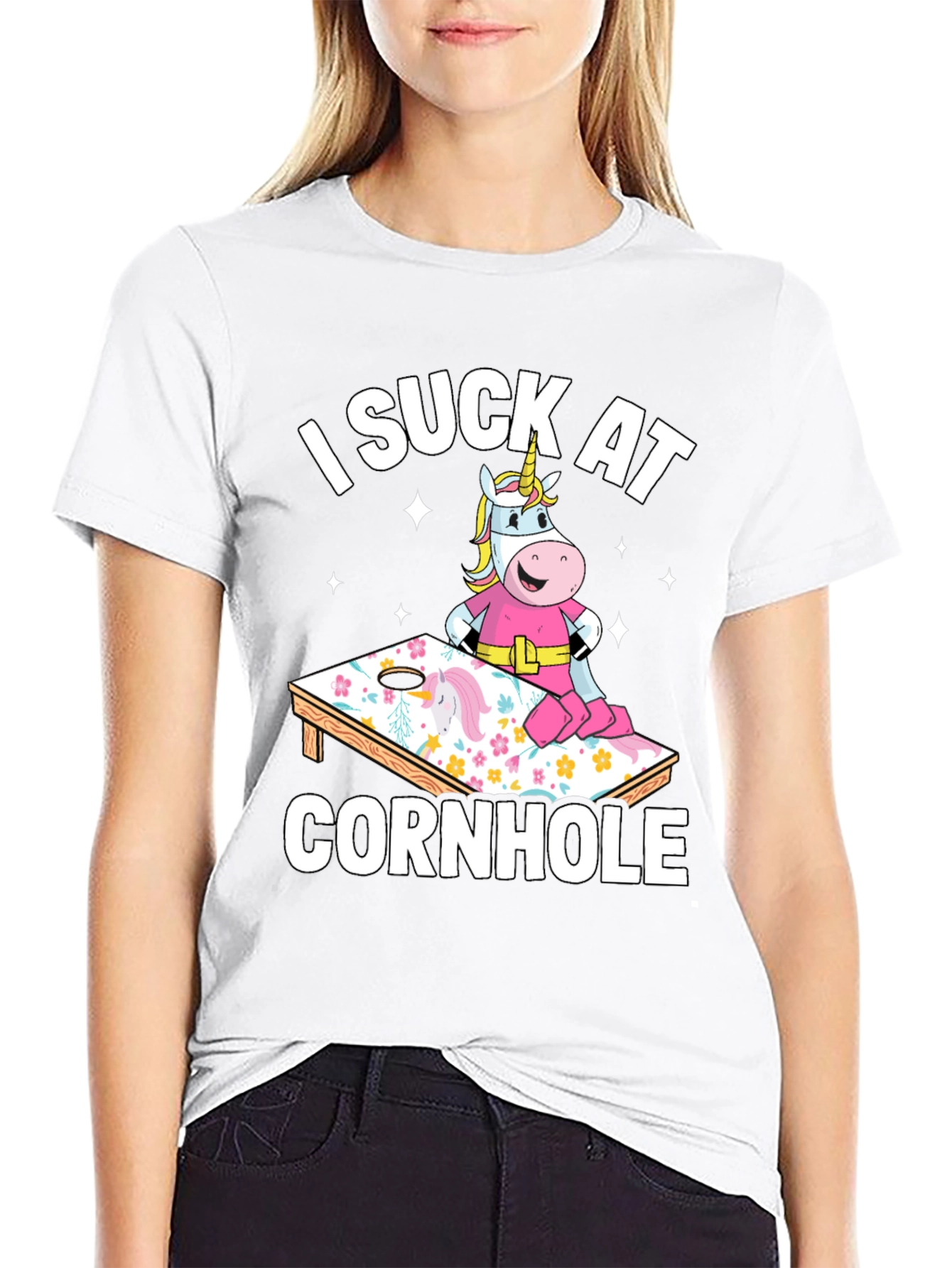 I Suck At Cornhole T-Shirt