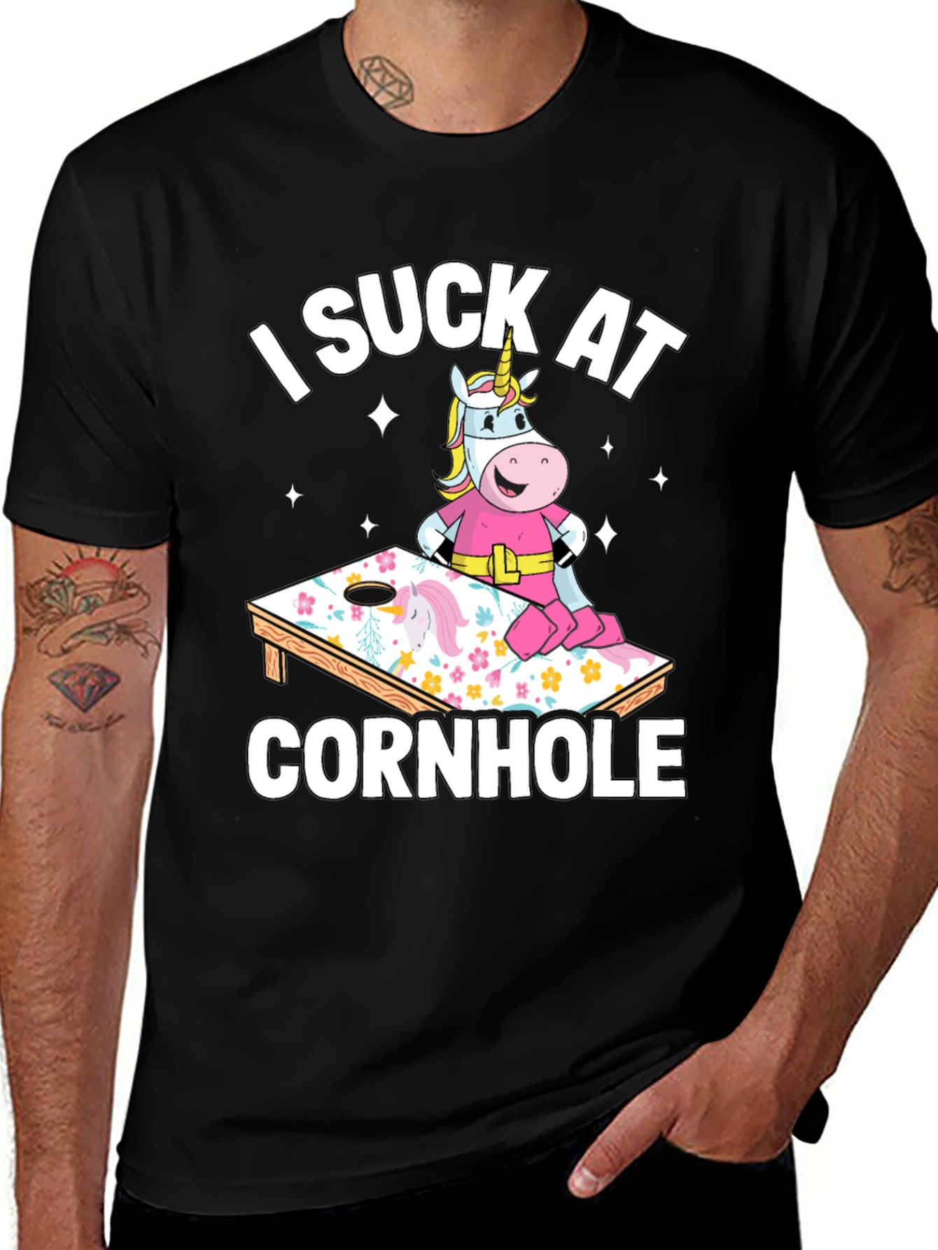 I Suck At Cornhole T-Shirt