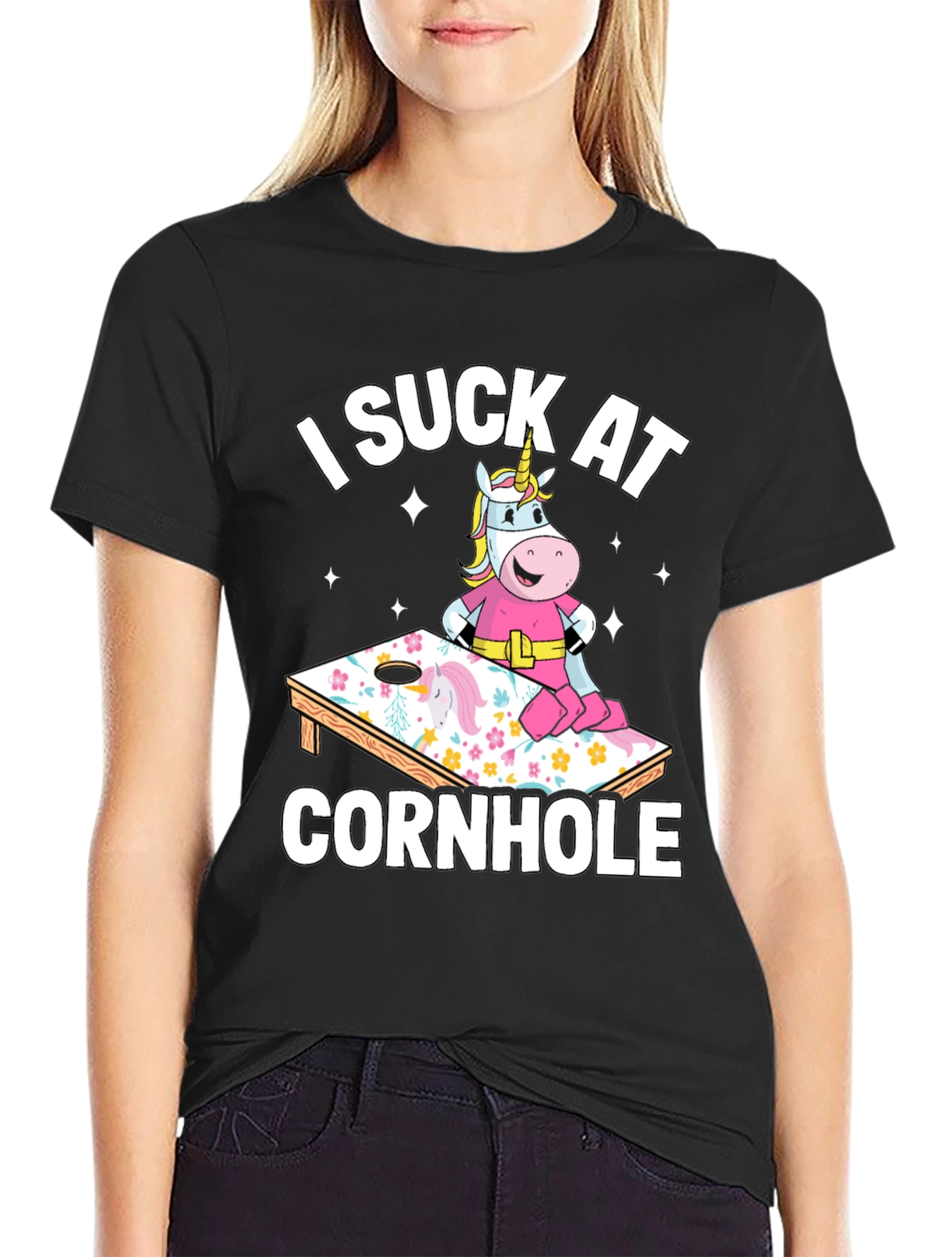 I Suck At Cornhole T-Shirt