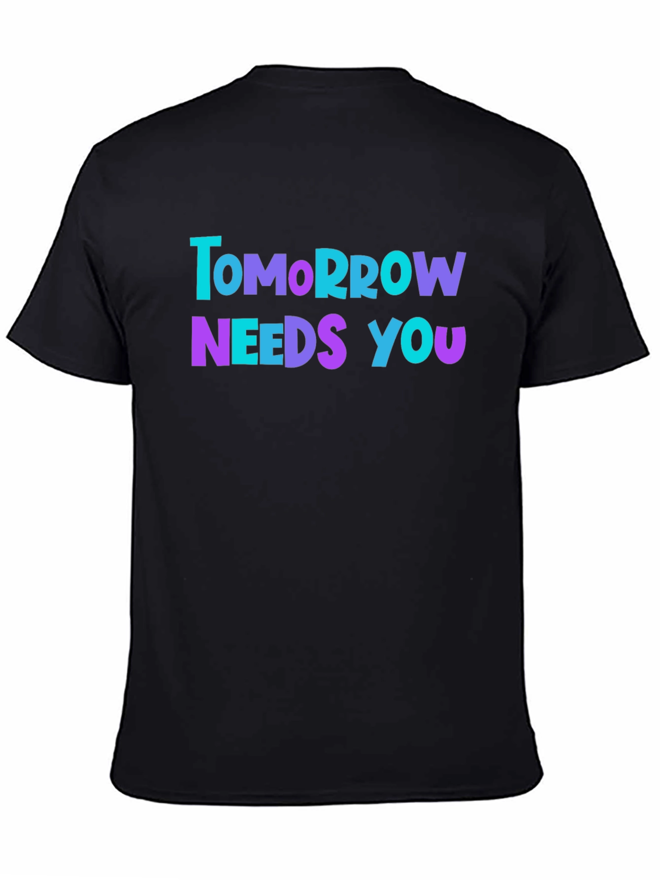 Tomorrow Needs You Graphic Tee - Black