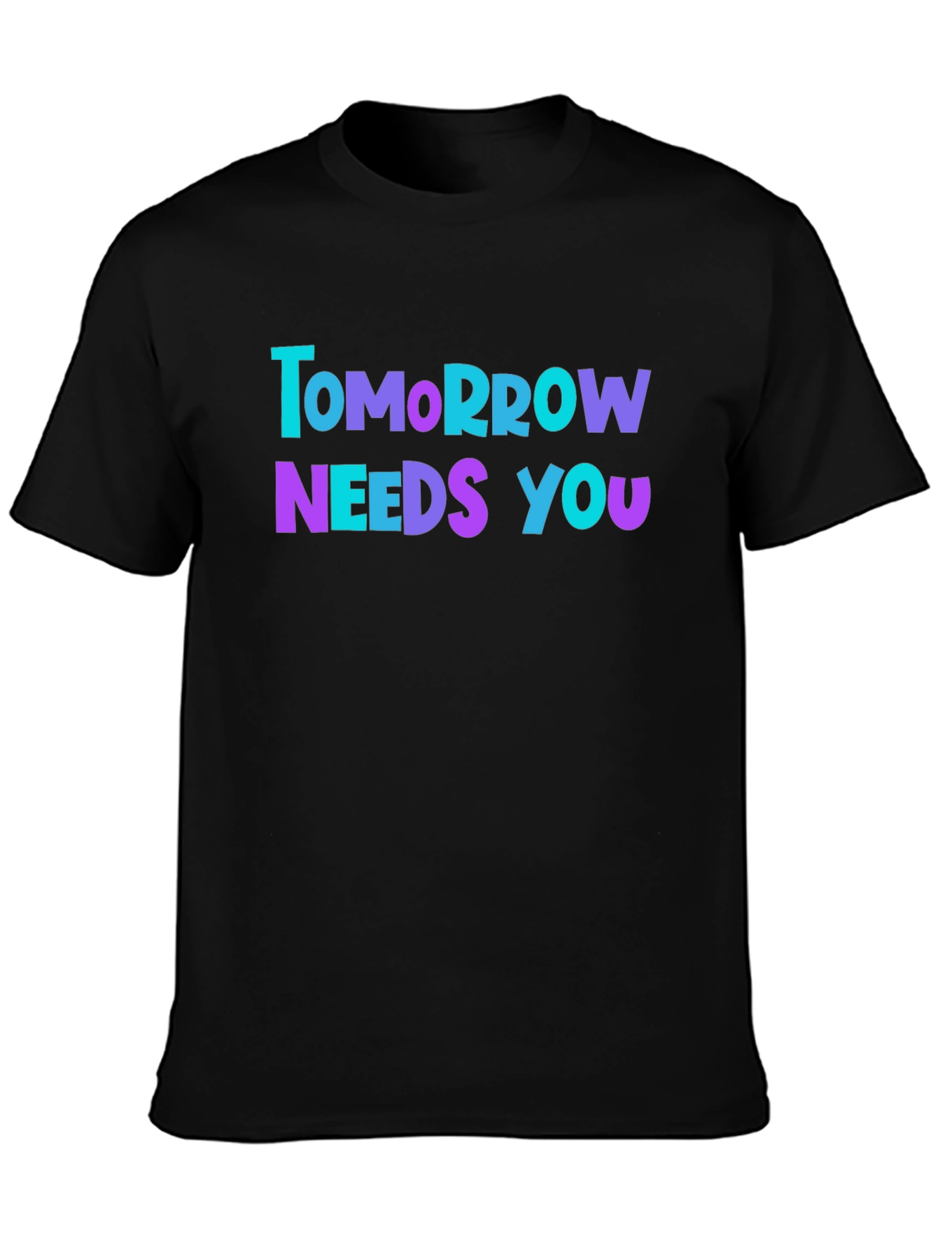 Tomorrow Needs You Graphic Tee - Black