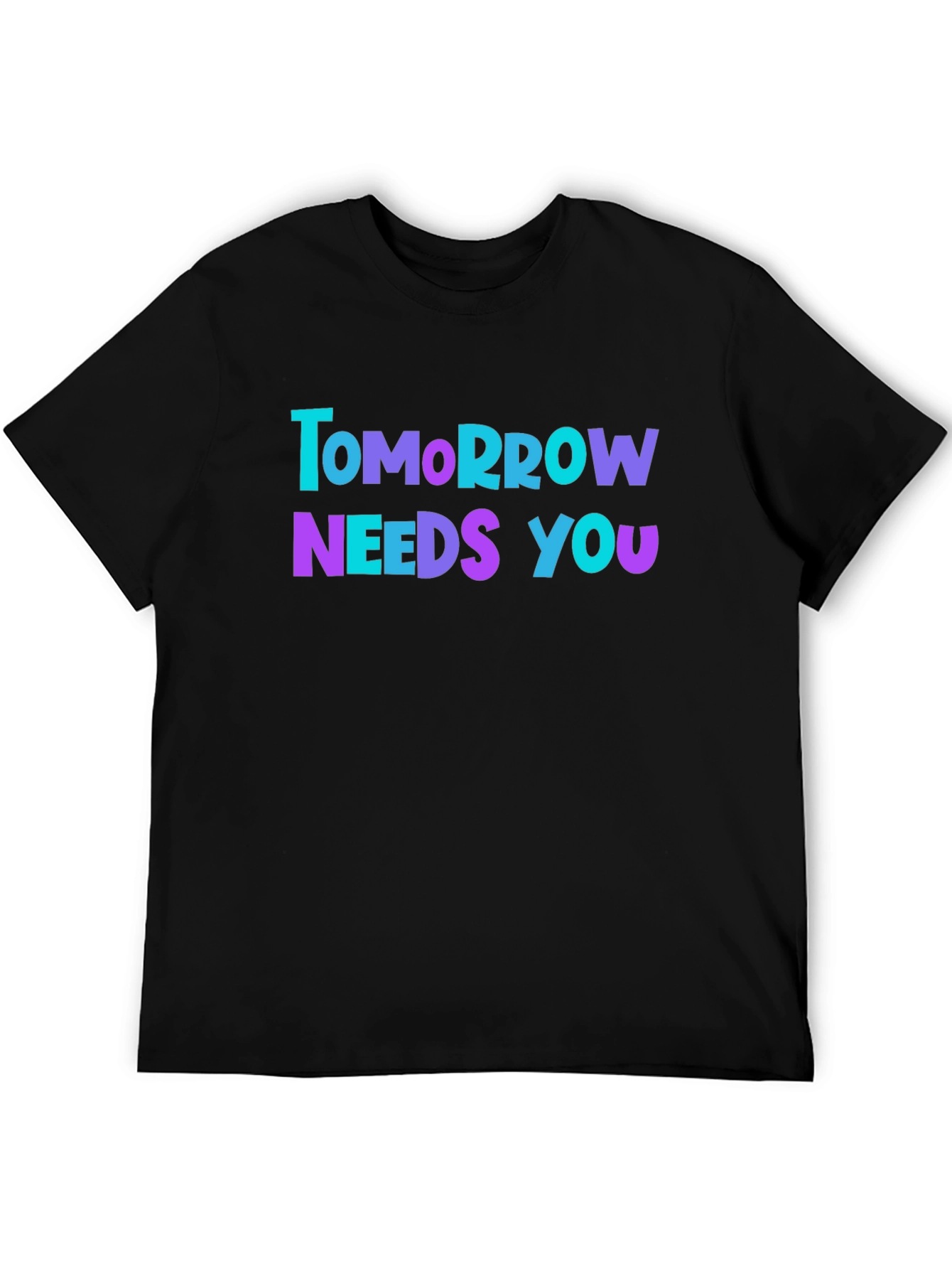 Tomorrow Needs You Graphic Tee - Black