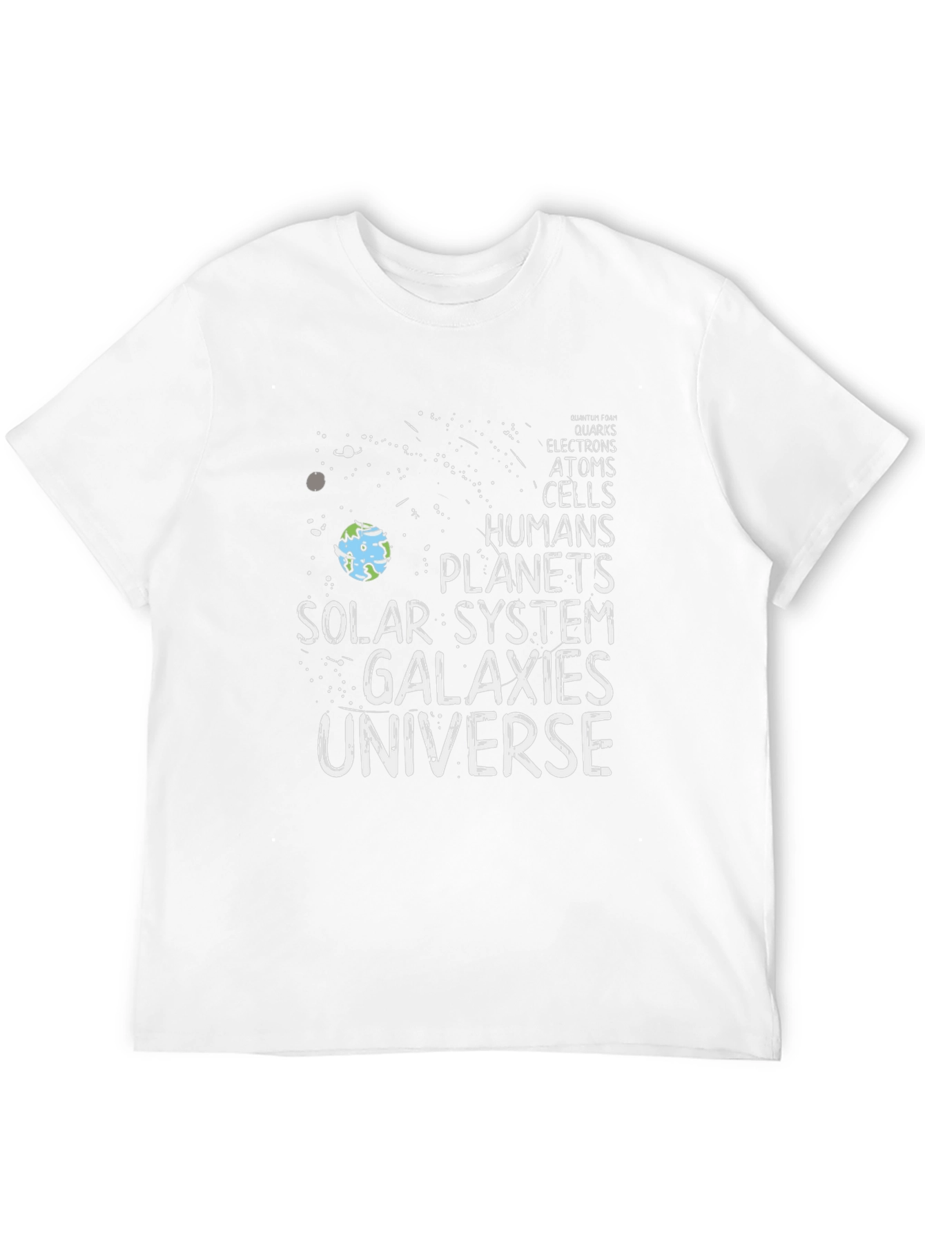 Science Evolution T-Shirt - Universe Galaxies Solar System