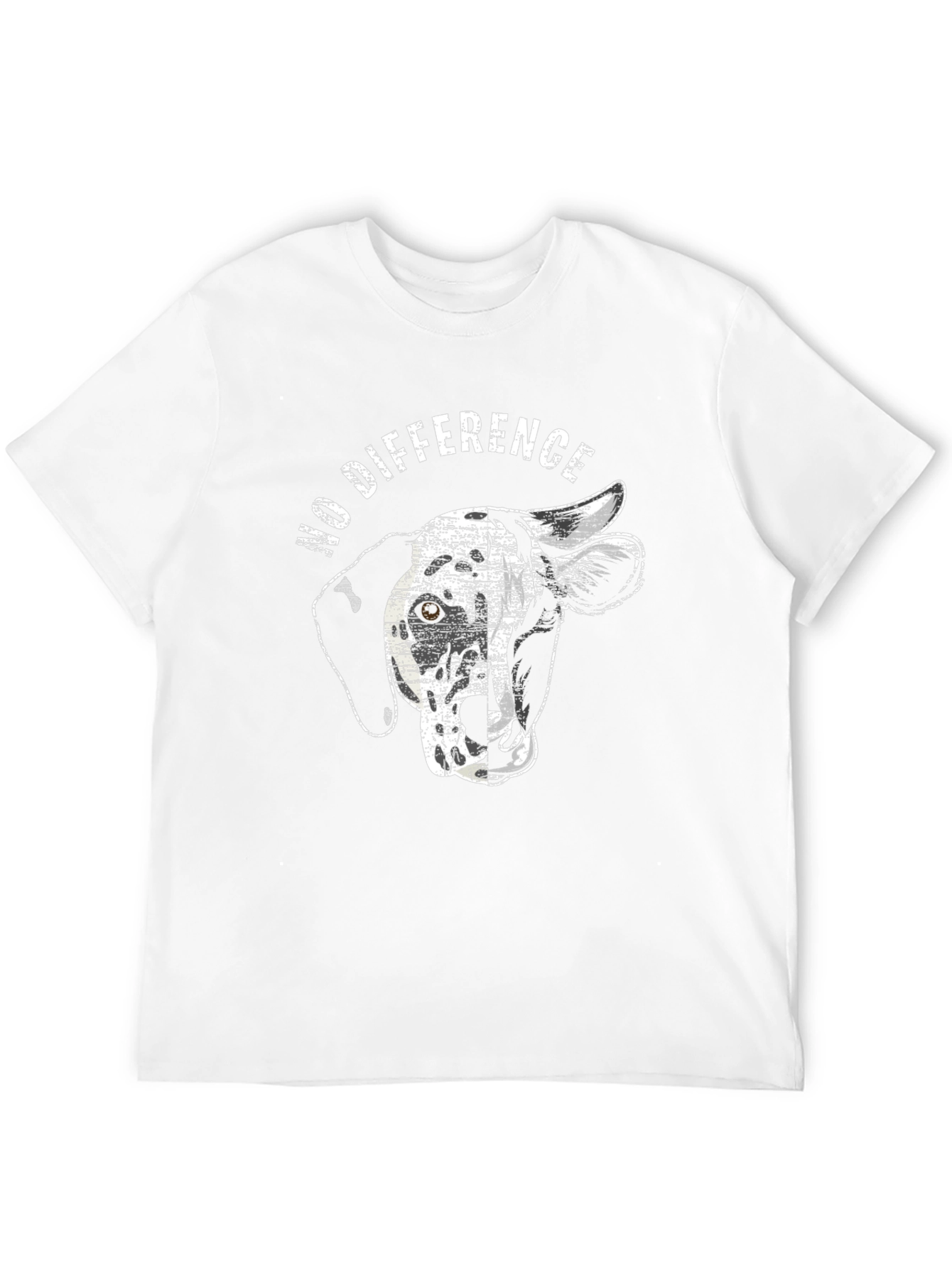No Difference Dog Cow Animal Lover Unisex T-Shirt