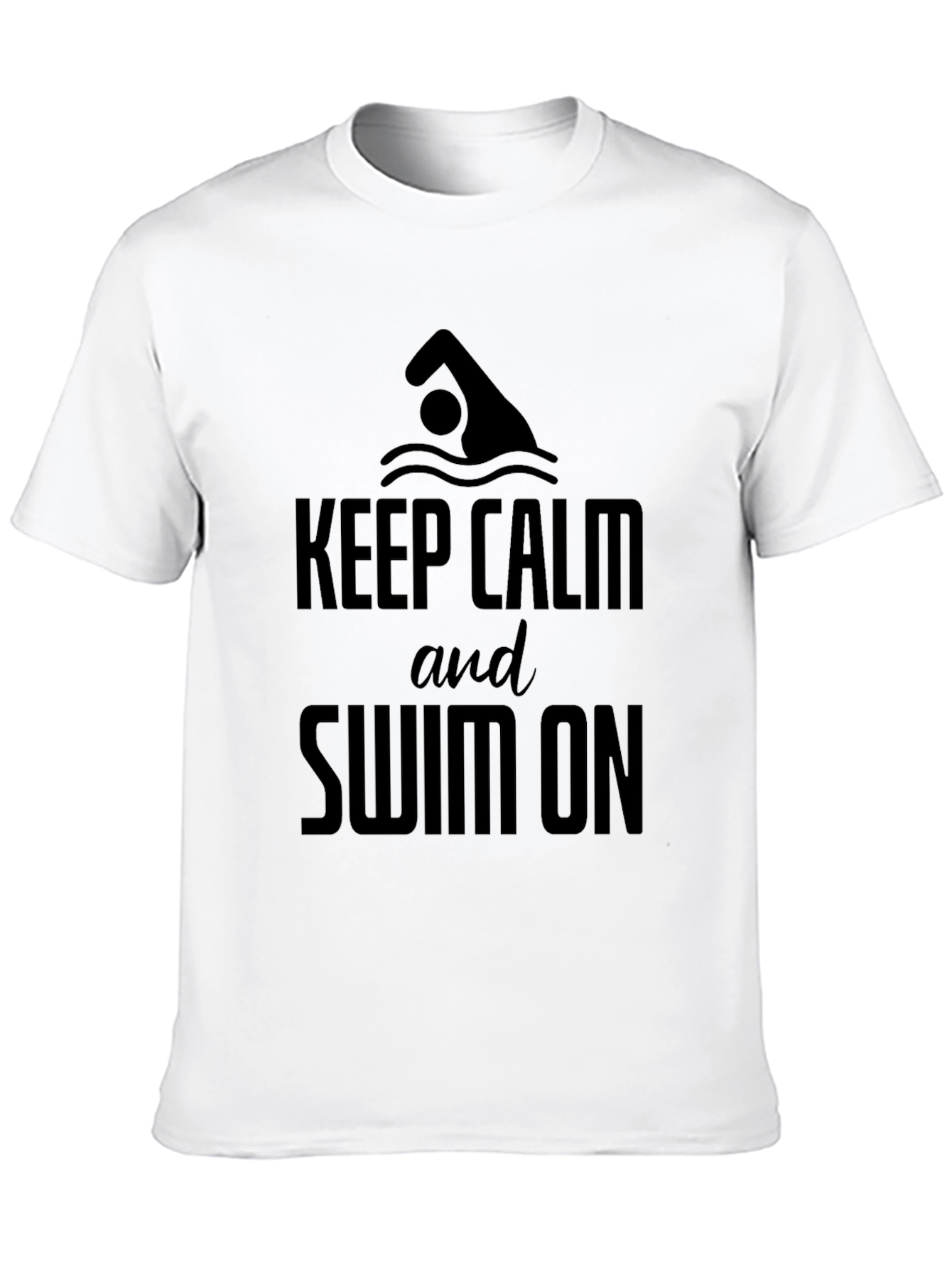 Keep Calm and Swim On T-Shirt