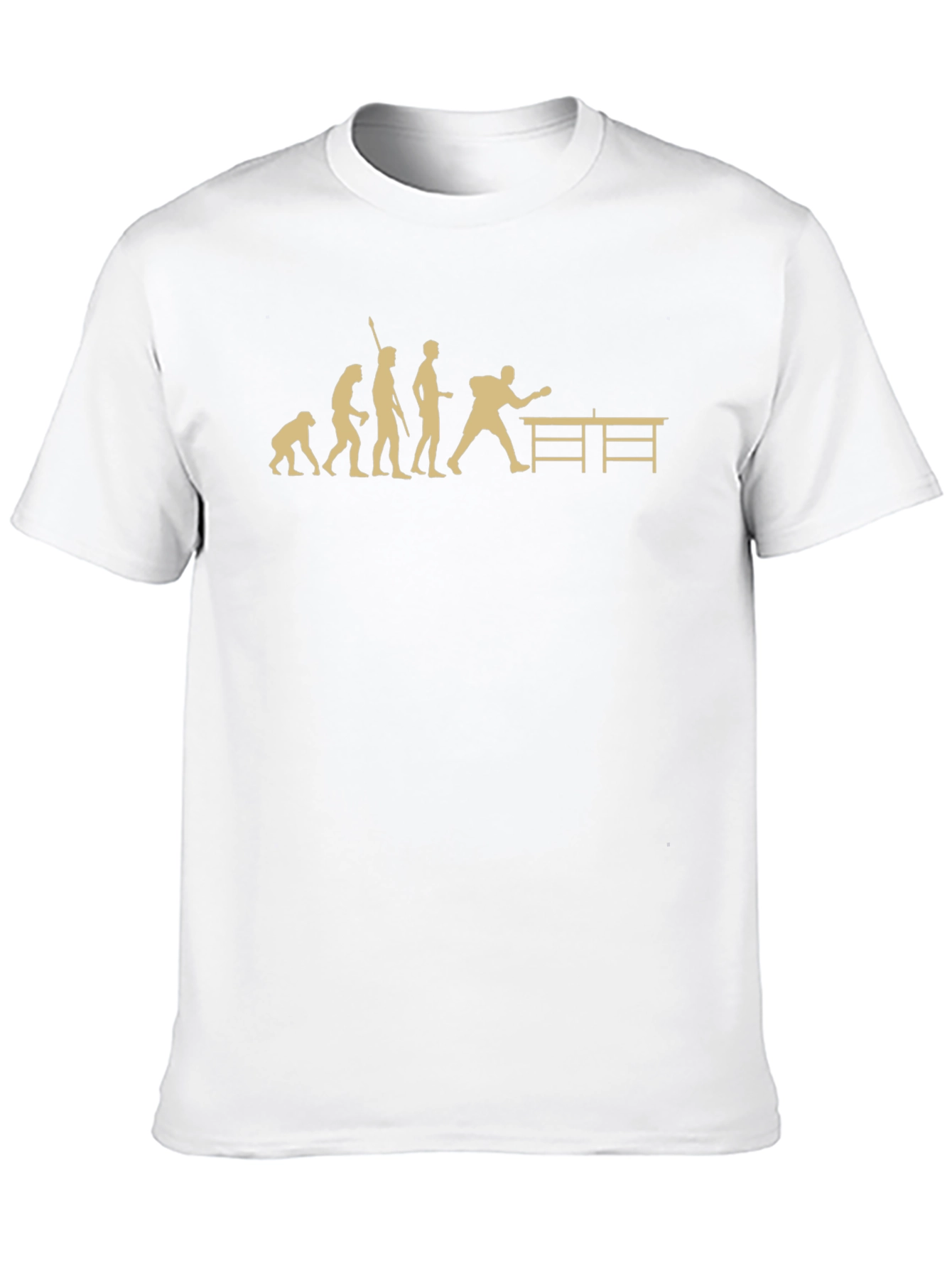 Evolution of Ping Pong Black T-Shirt