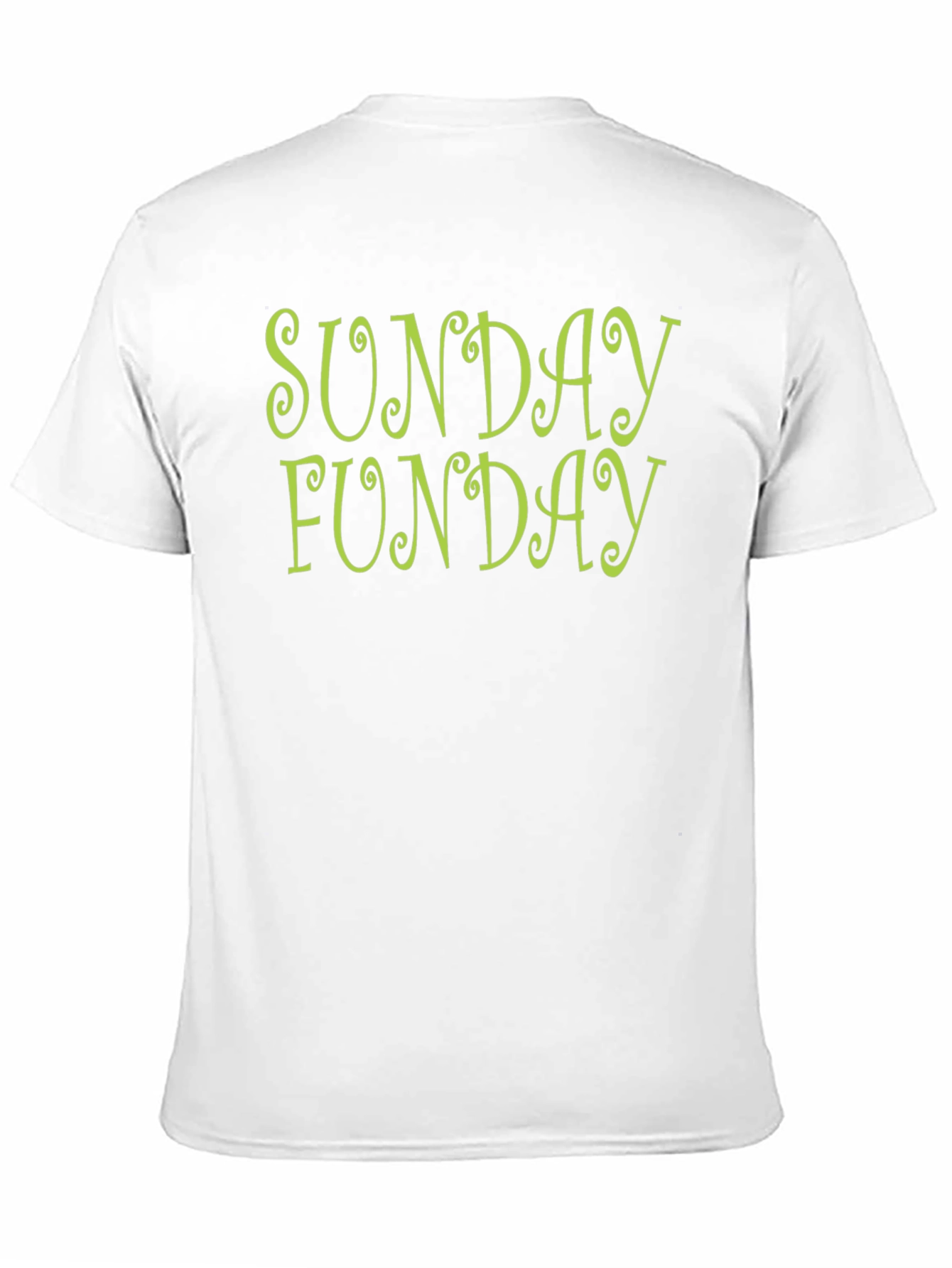 Sunday Funday T-Shirt - Black Crew Neck Tee