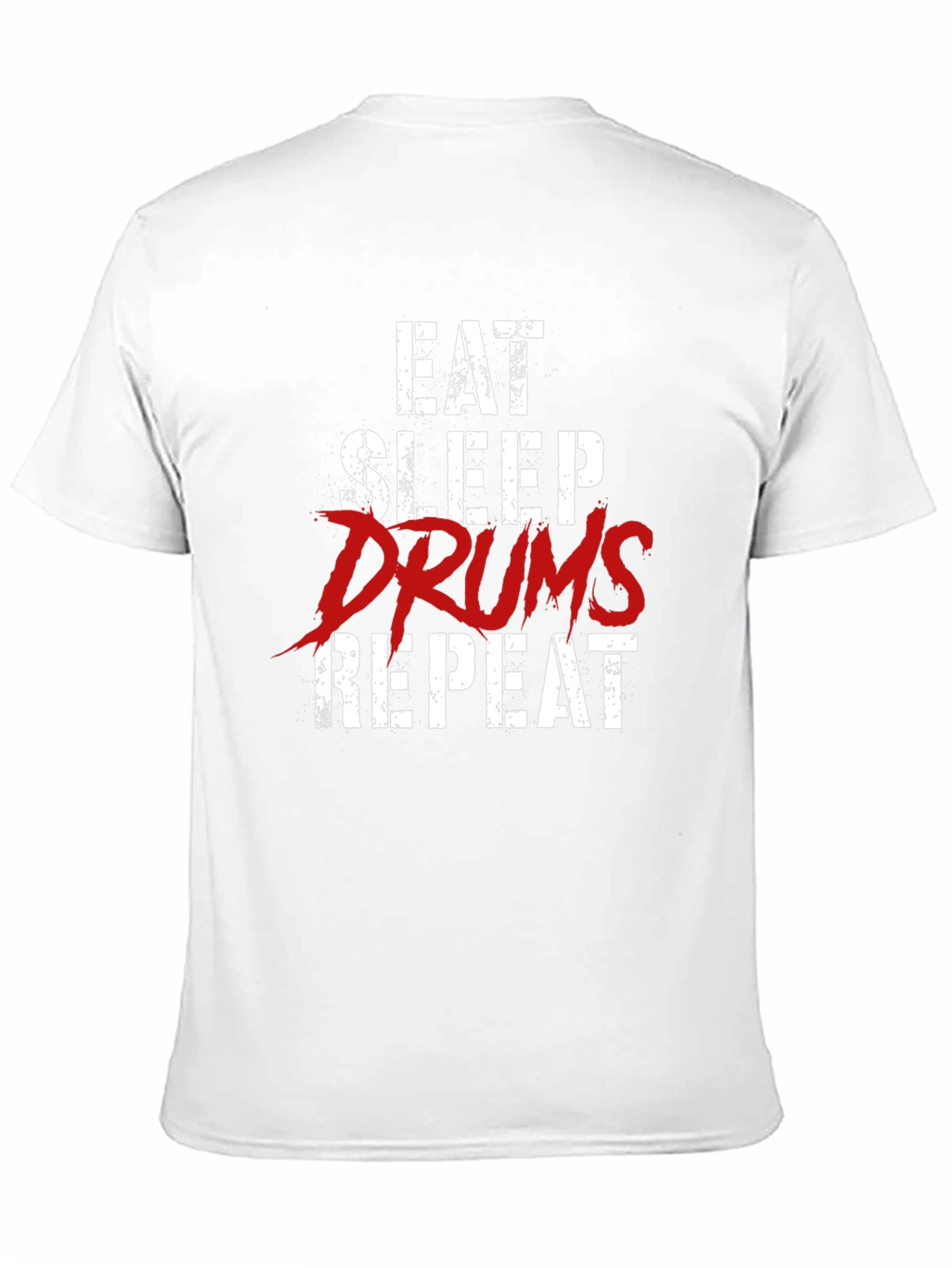 Eat Sleep Drums Repeat Graphic T-Shirt