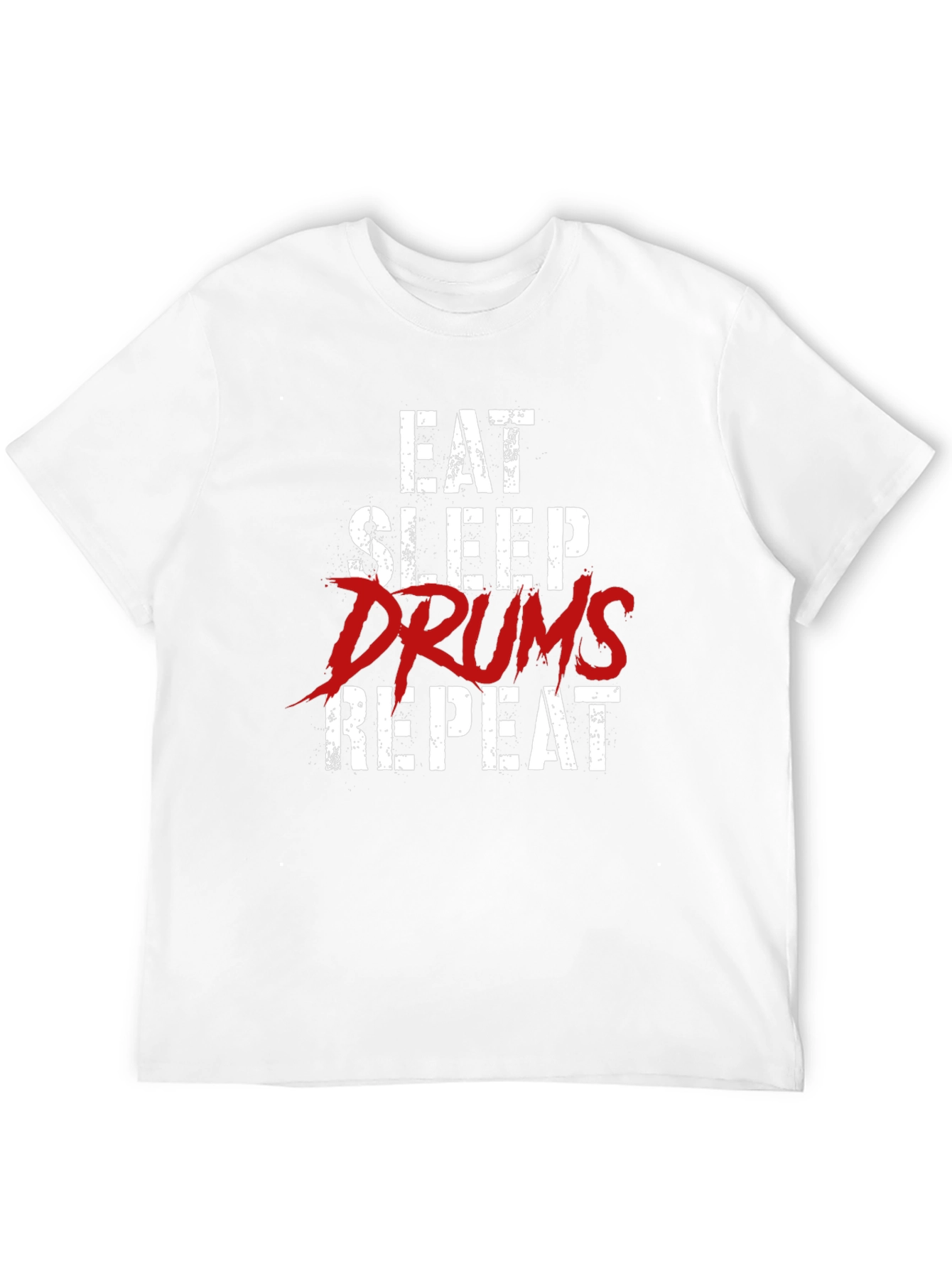Eat Sleep Drums Repeat Graphic T-Shirt