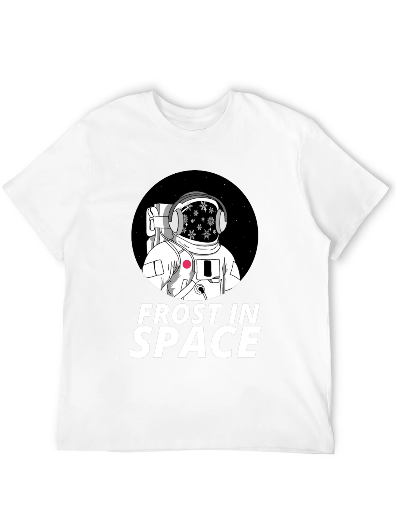 Frost in Space Black T-Shirt