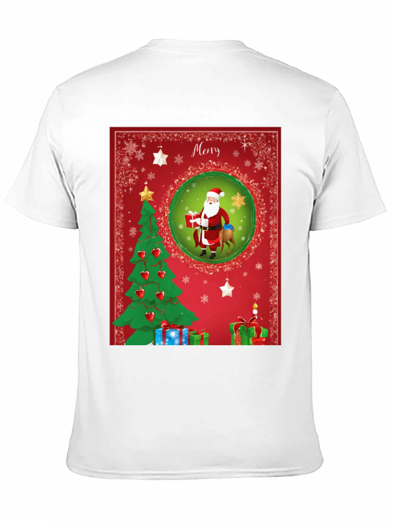 Festive Christmas Santa T-Shirt - Holiday Cheer