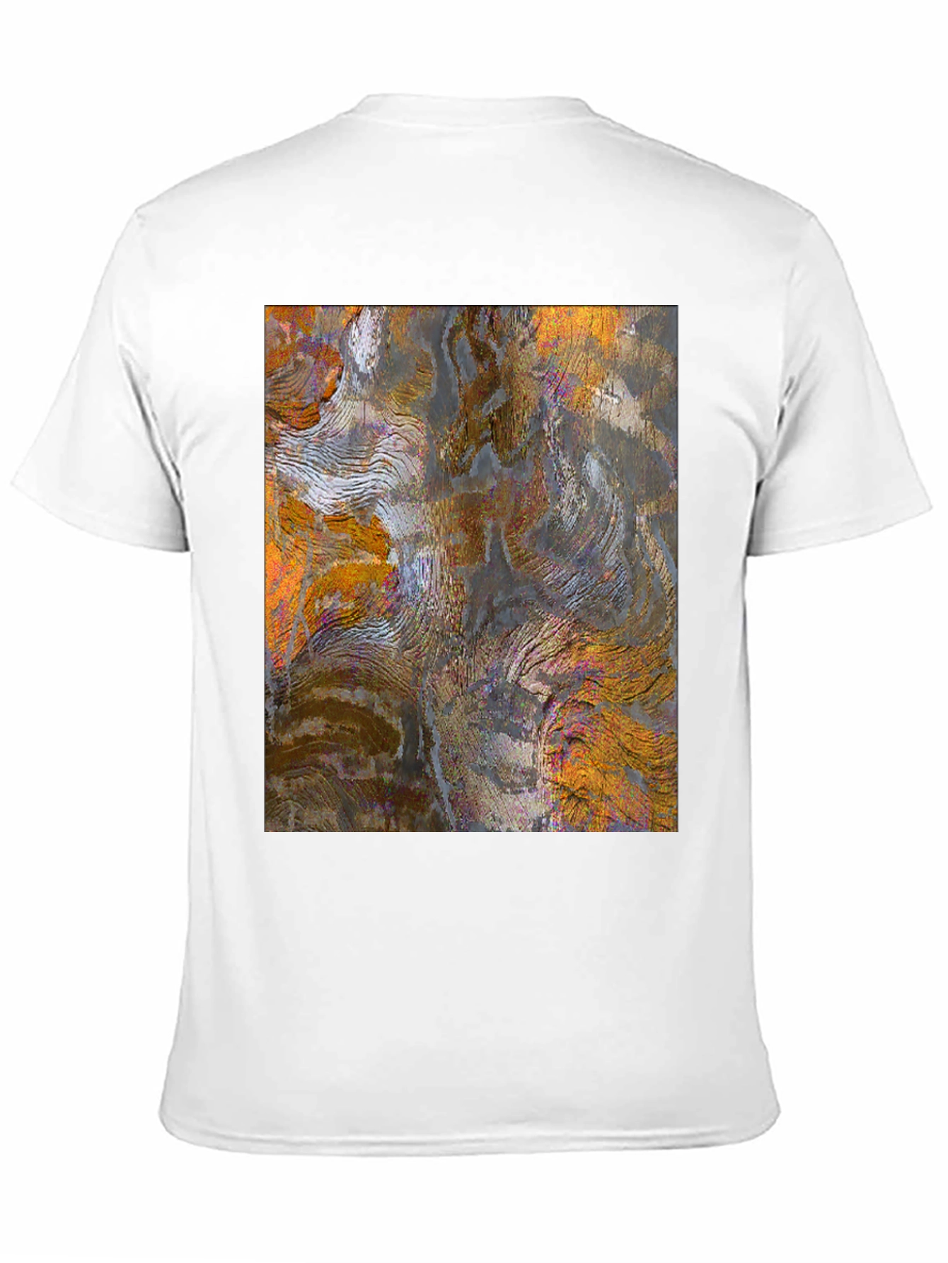 Abstract Art Print Black Tee