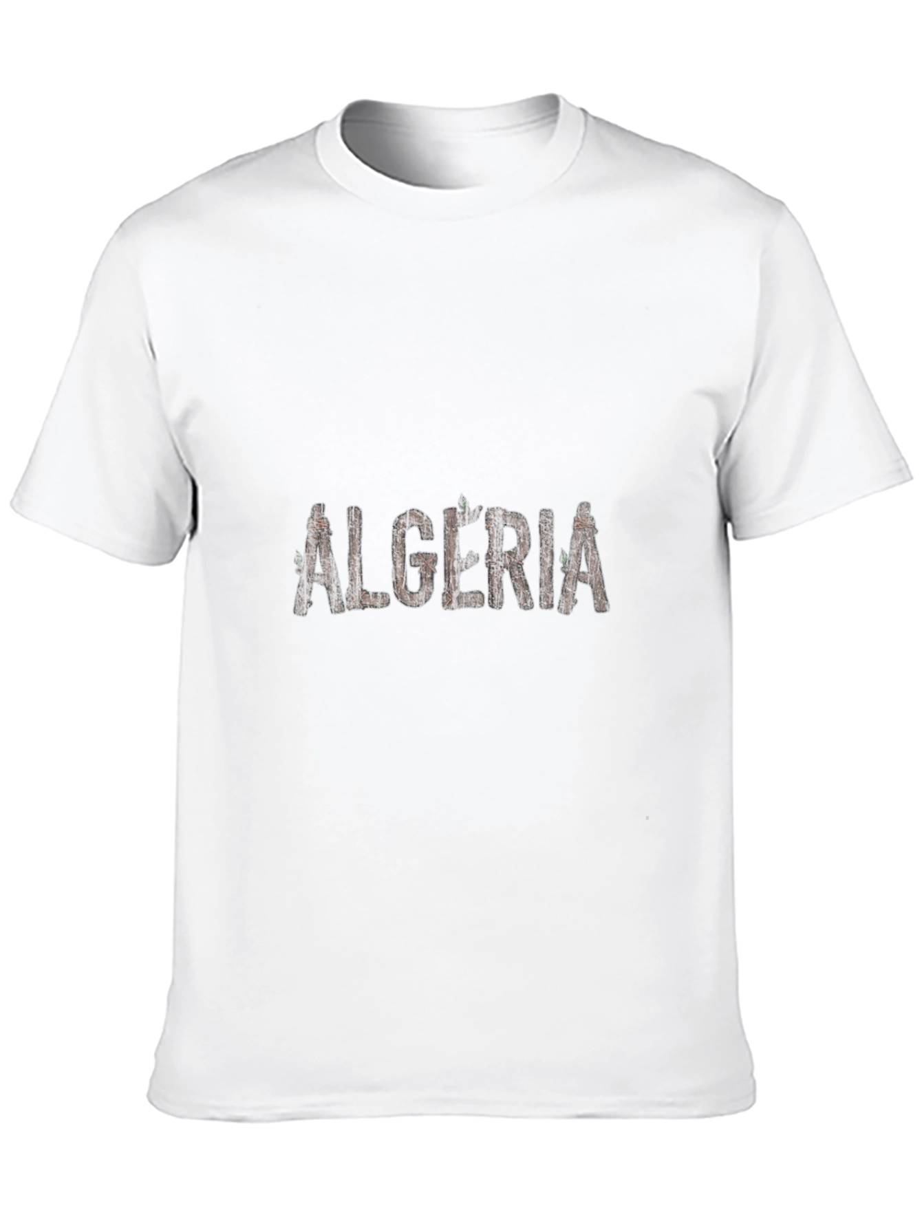 Algeria Graphic Print Black T-Shirt