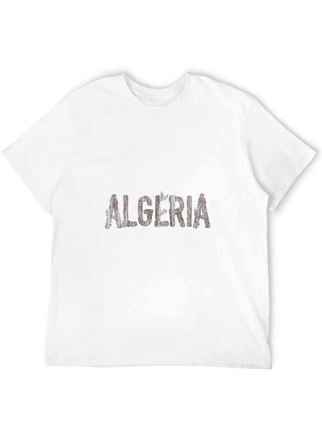 Algeria Graphic Print Black T-Shirt