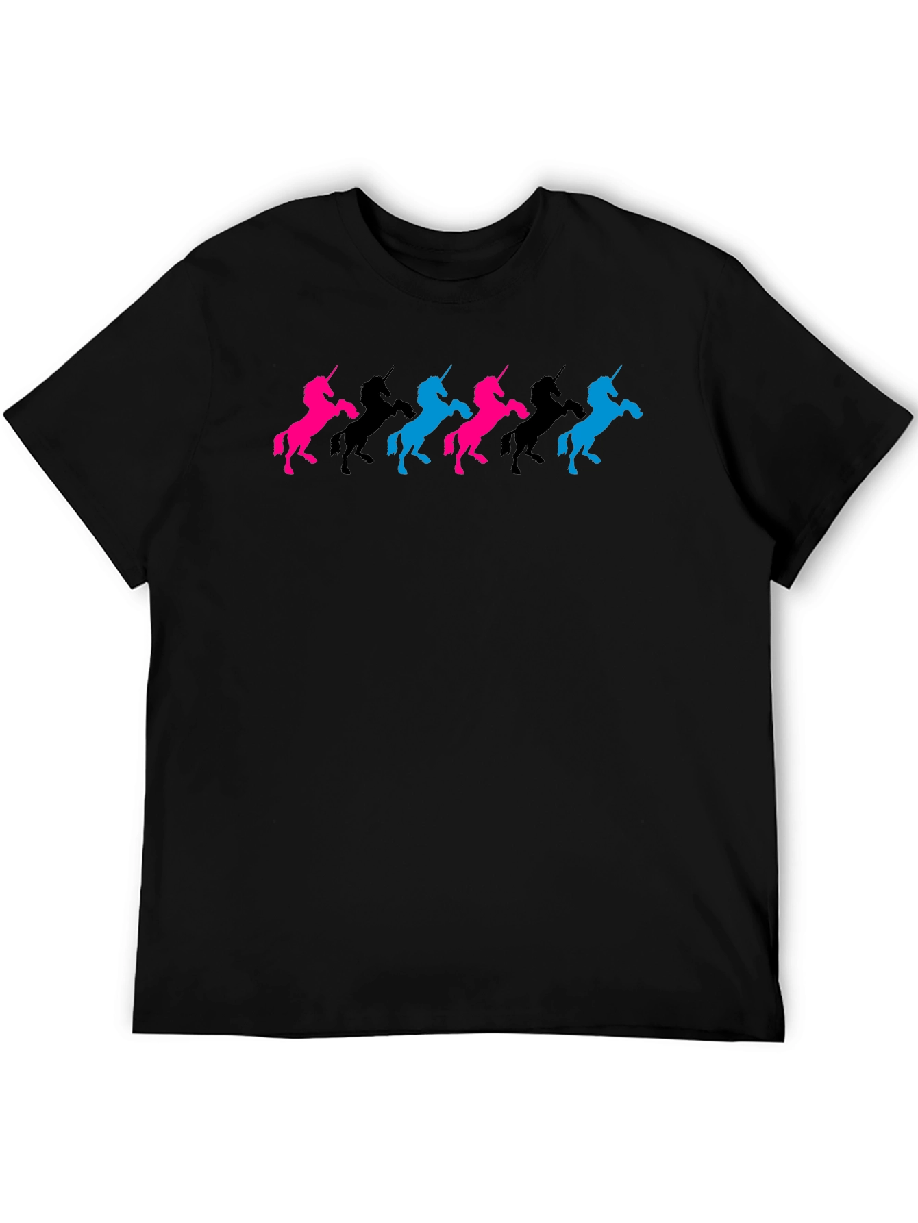 Unicorn Silhouette T-Shirt - Black