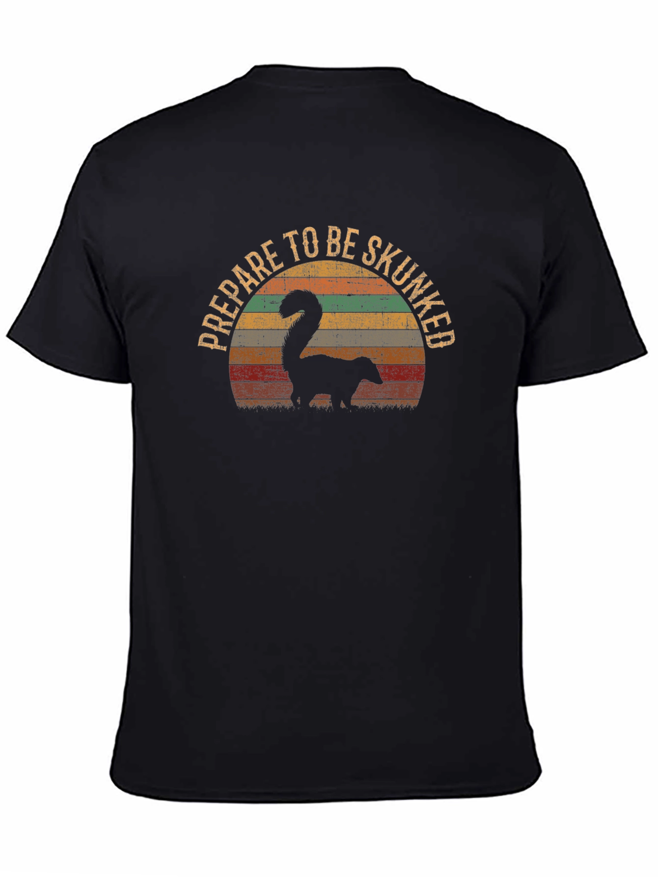 Prepare to Be Skunked Retro Graphic Tee