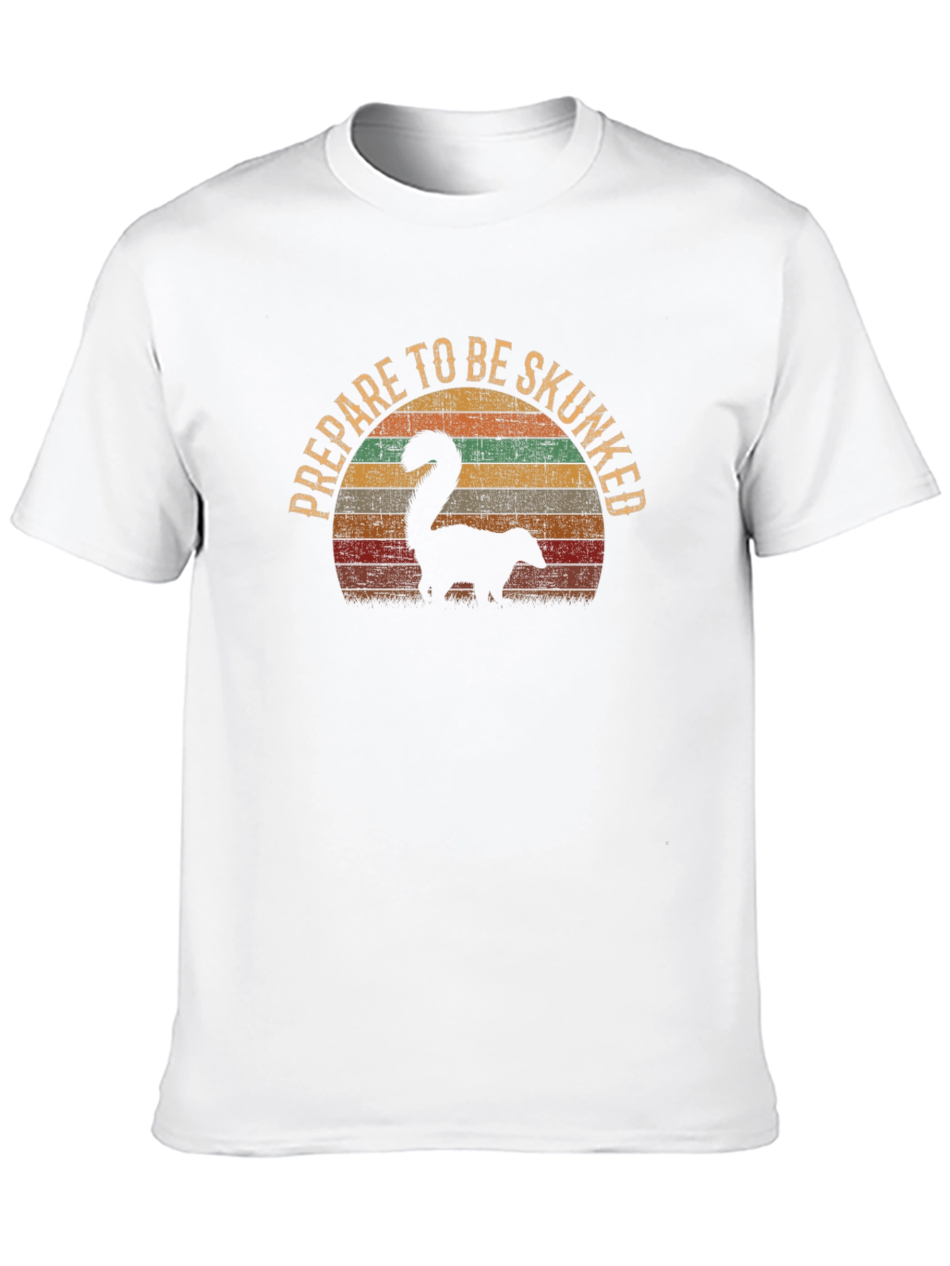 Prepare to Be Skunked Retro Graphic Tee