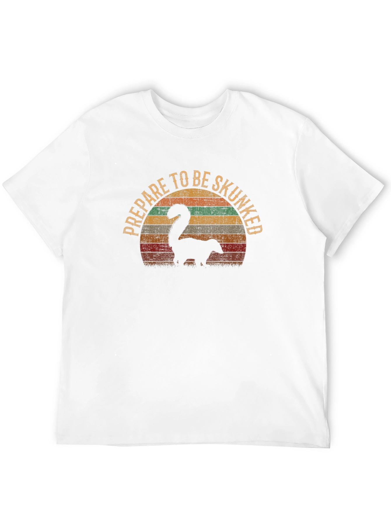 Prepare to Be Skunked Retro Graphic Tee