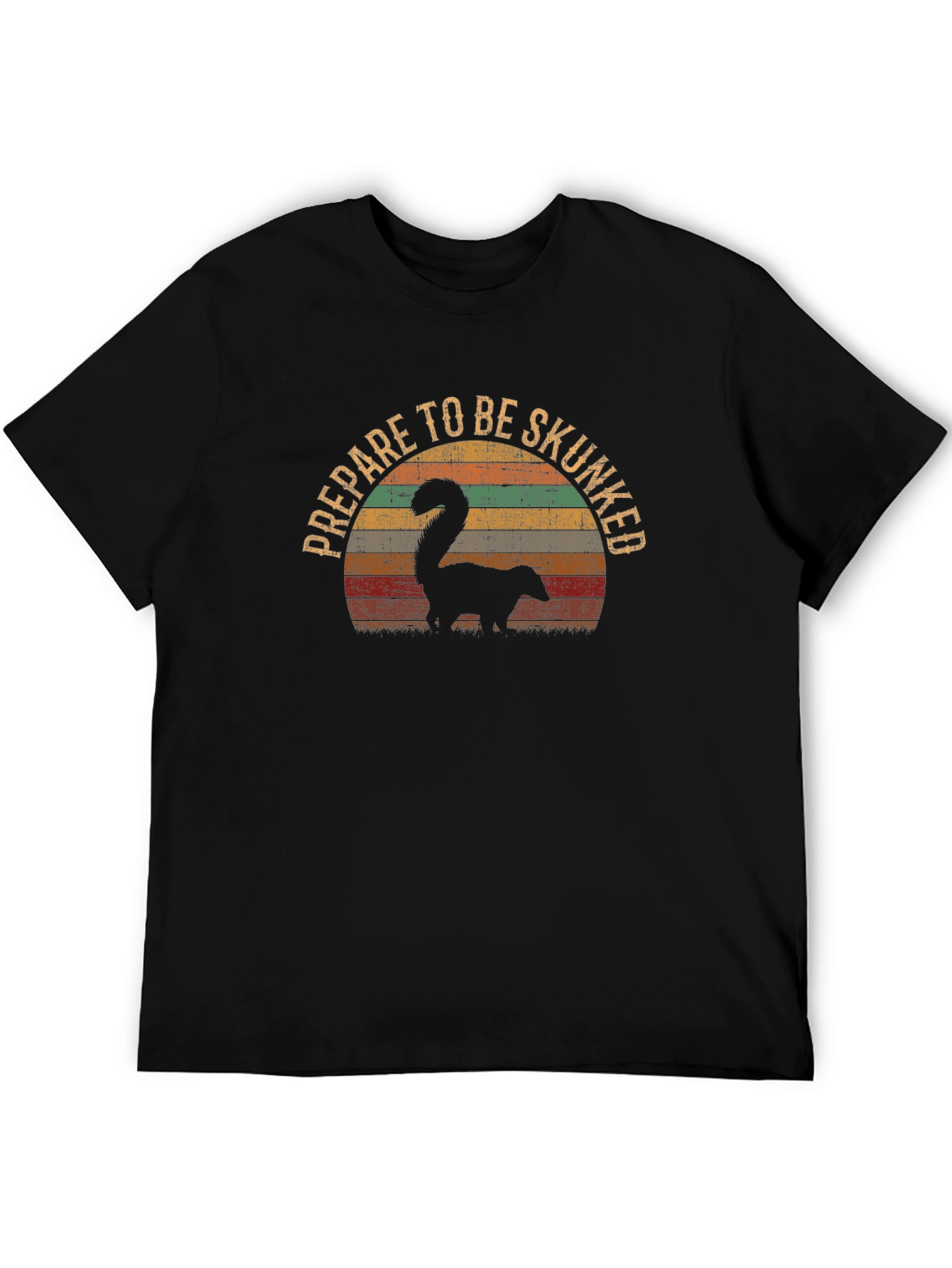 Prepare to Be Skunked Retro Graphic Tee