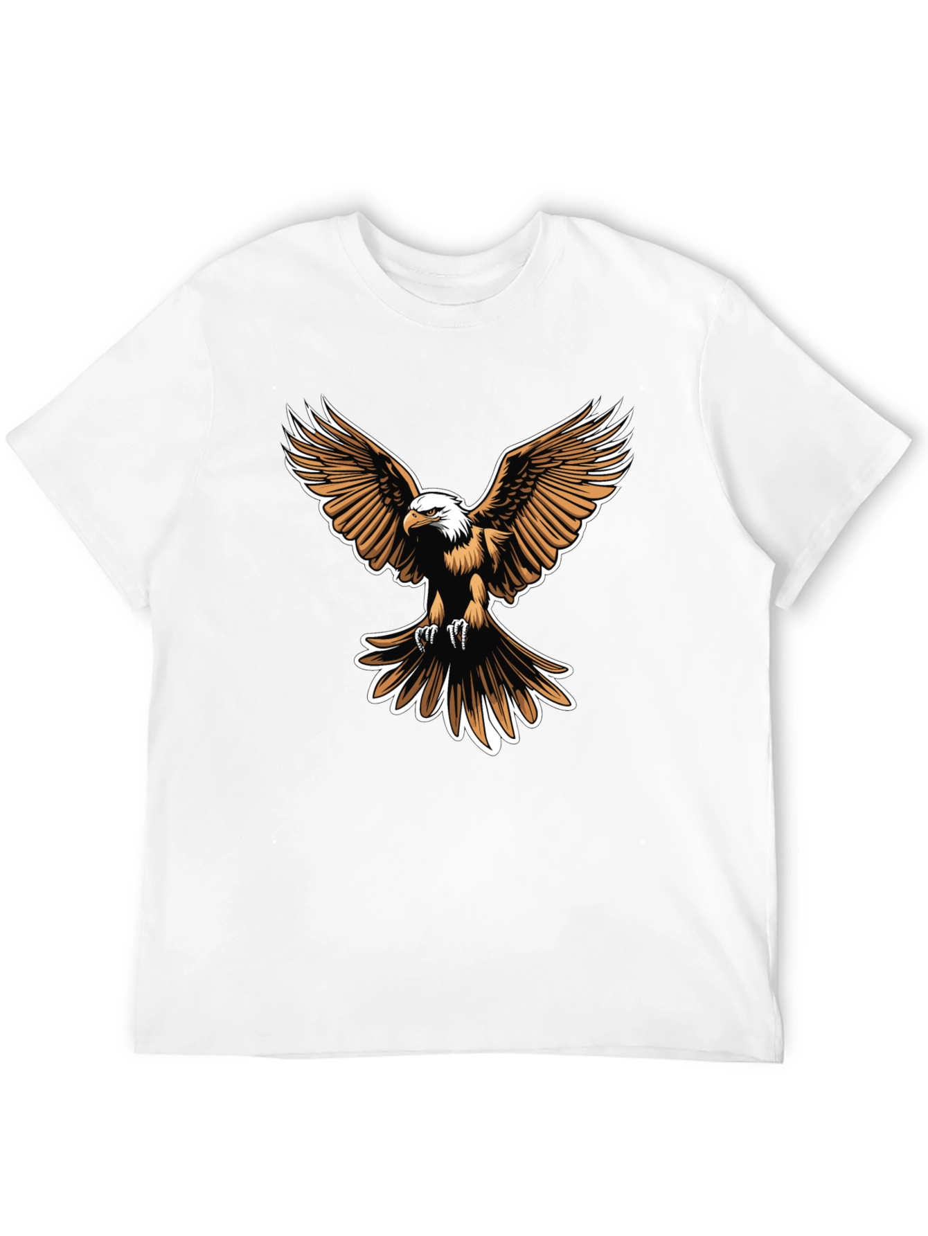 Bald Eagle Graphic Tee - Mens Black T-Shirt
