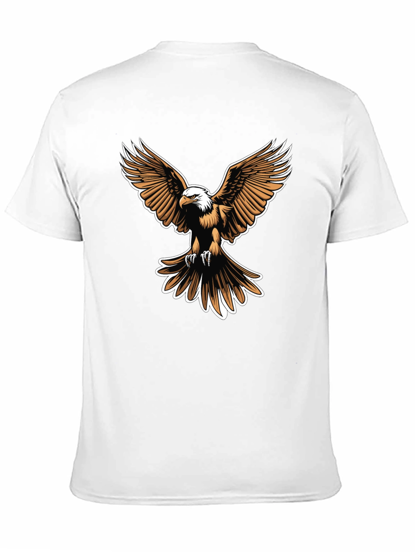Bald Eagle Graphic Tee - Mens Black T-Shirt