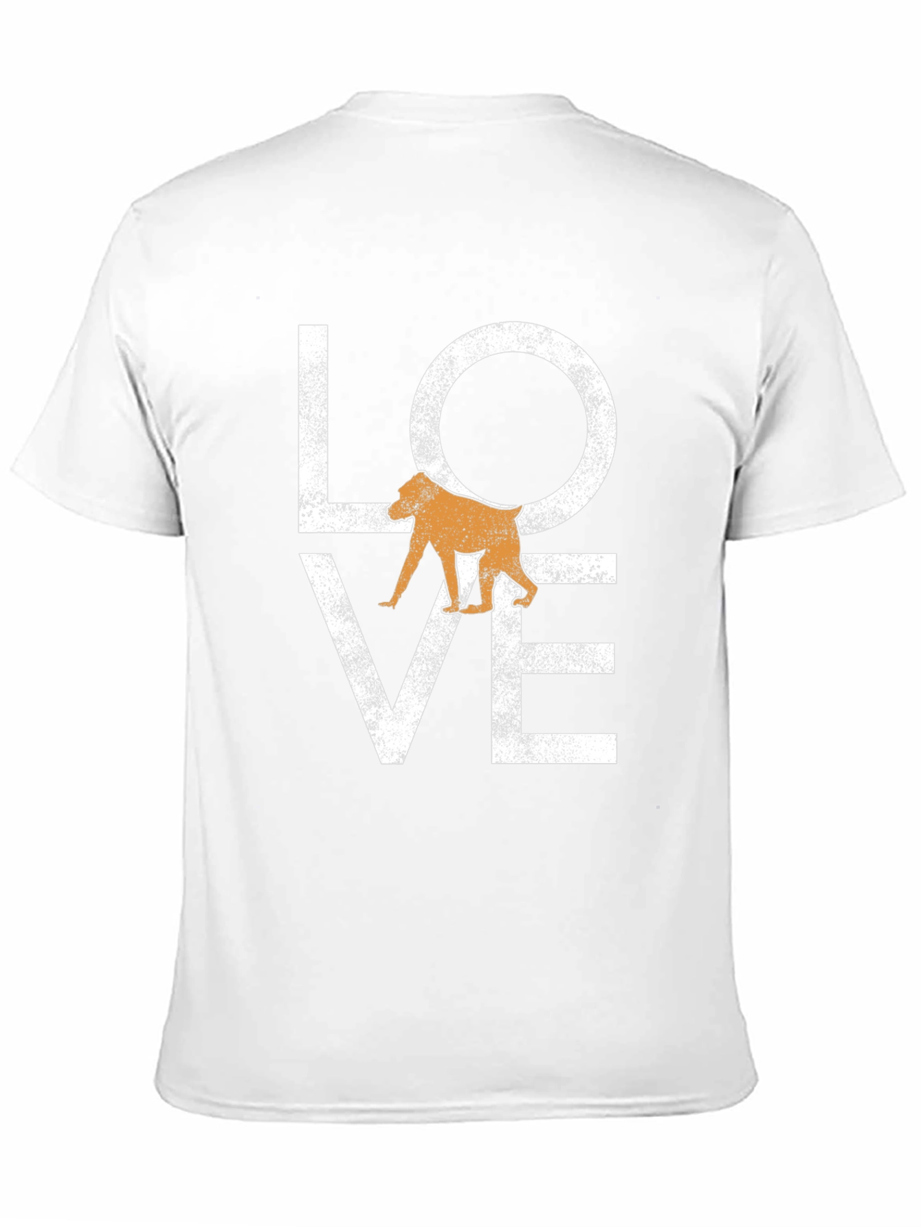 Love Baboon Graphic Tee - Soft Black T-Shirt
