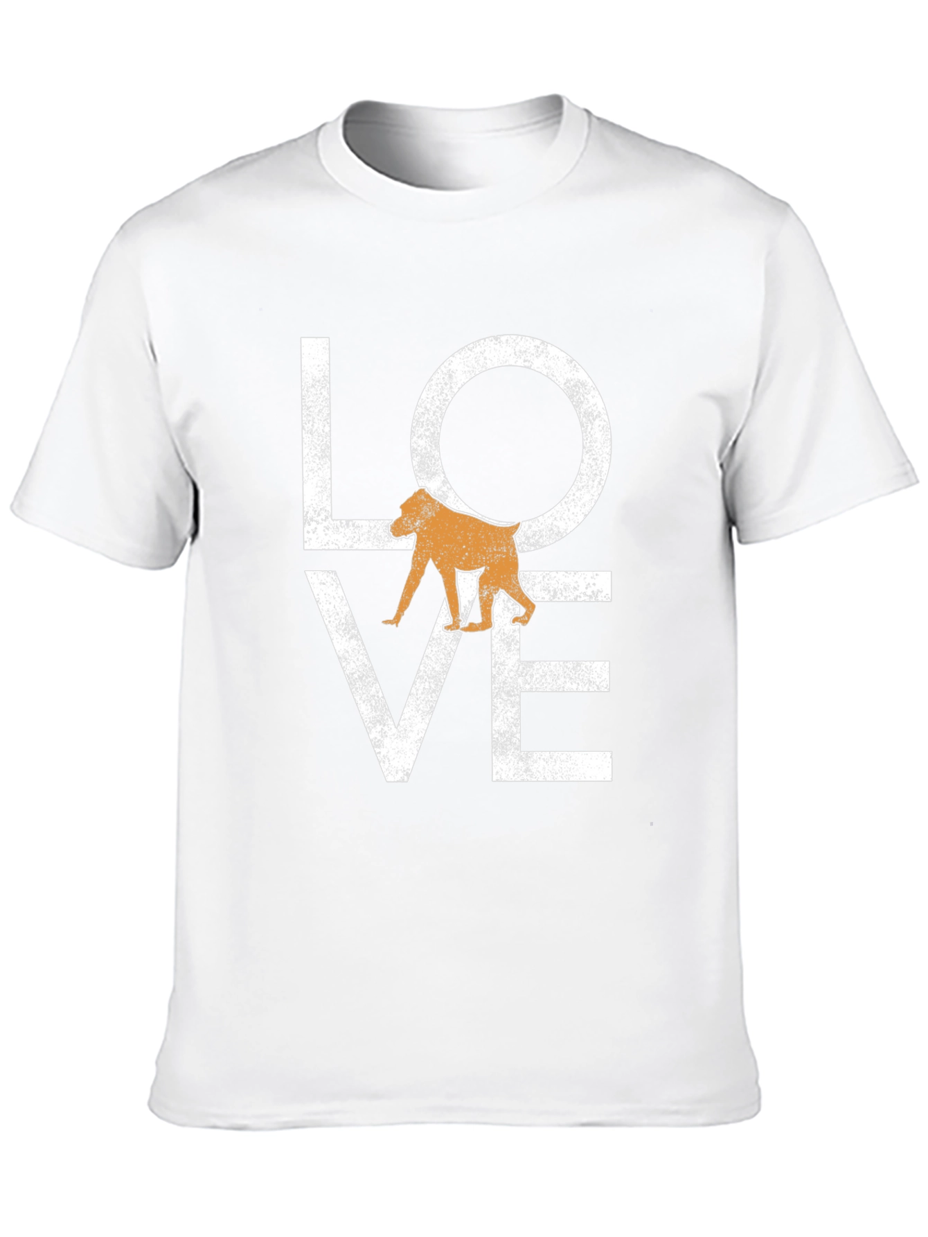 Love Baboon Graphic Tee - Soft Black T-Shirt