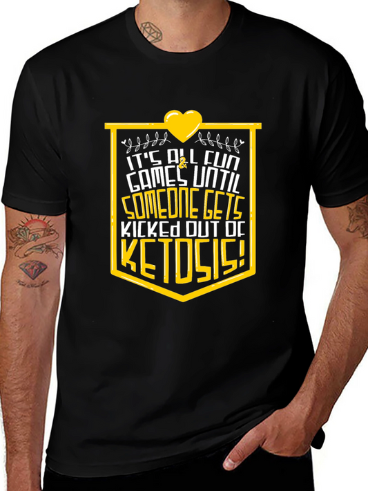 Keto Diet T-Shirt - Its All Fun Graphic Tee