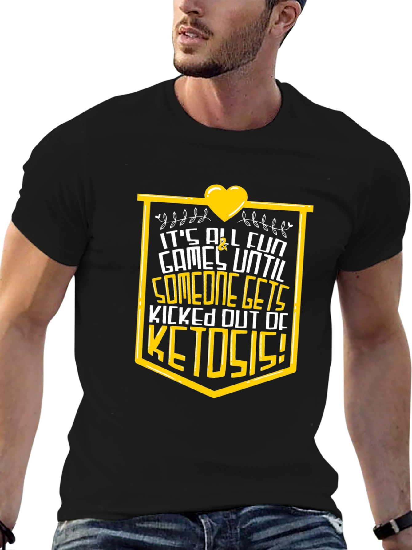 Keto Diet T-Shirt - Its All Fun Graphic Tee