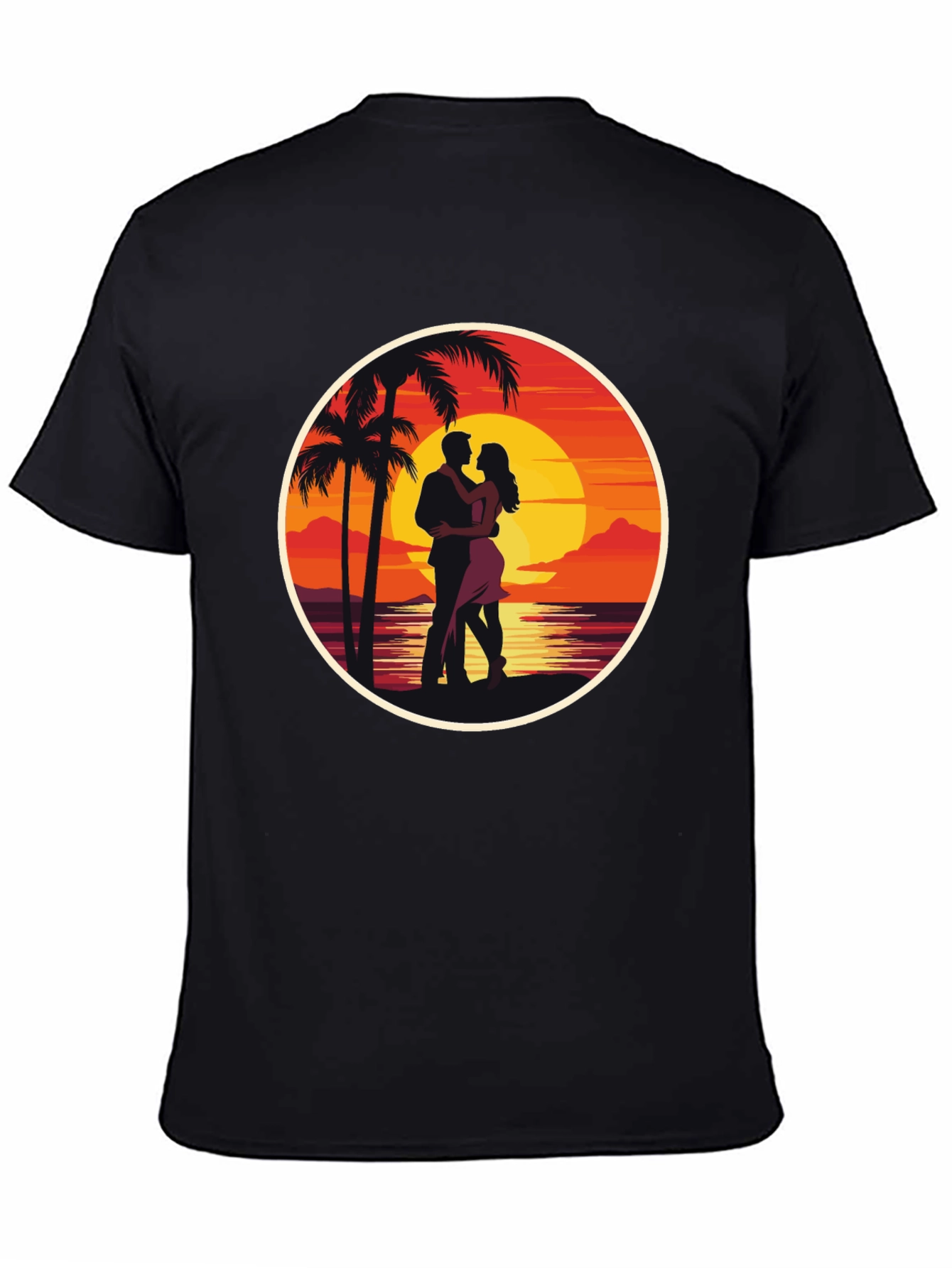 Romantic Sunset Beach T-Shirt