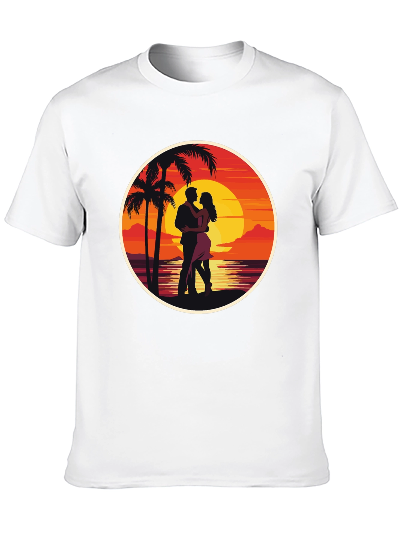 Romantic Sunset Beach T-Shirt