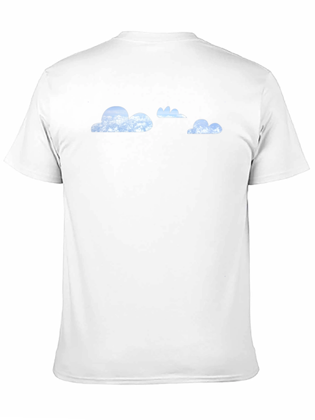 Cloud Print Black T-Shirt