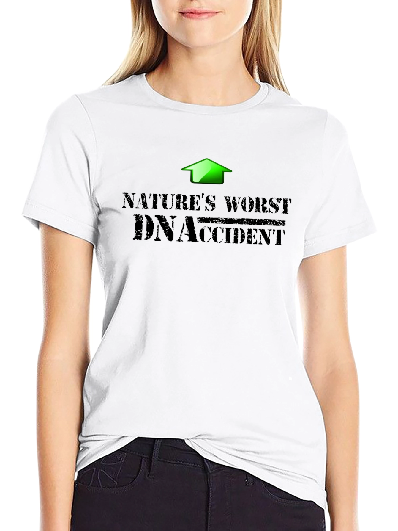 Natures Worst DNA Accident Black T-Shirt