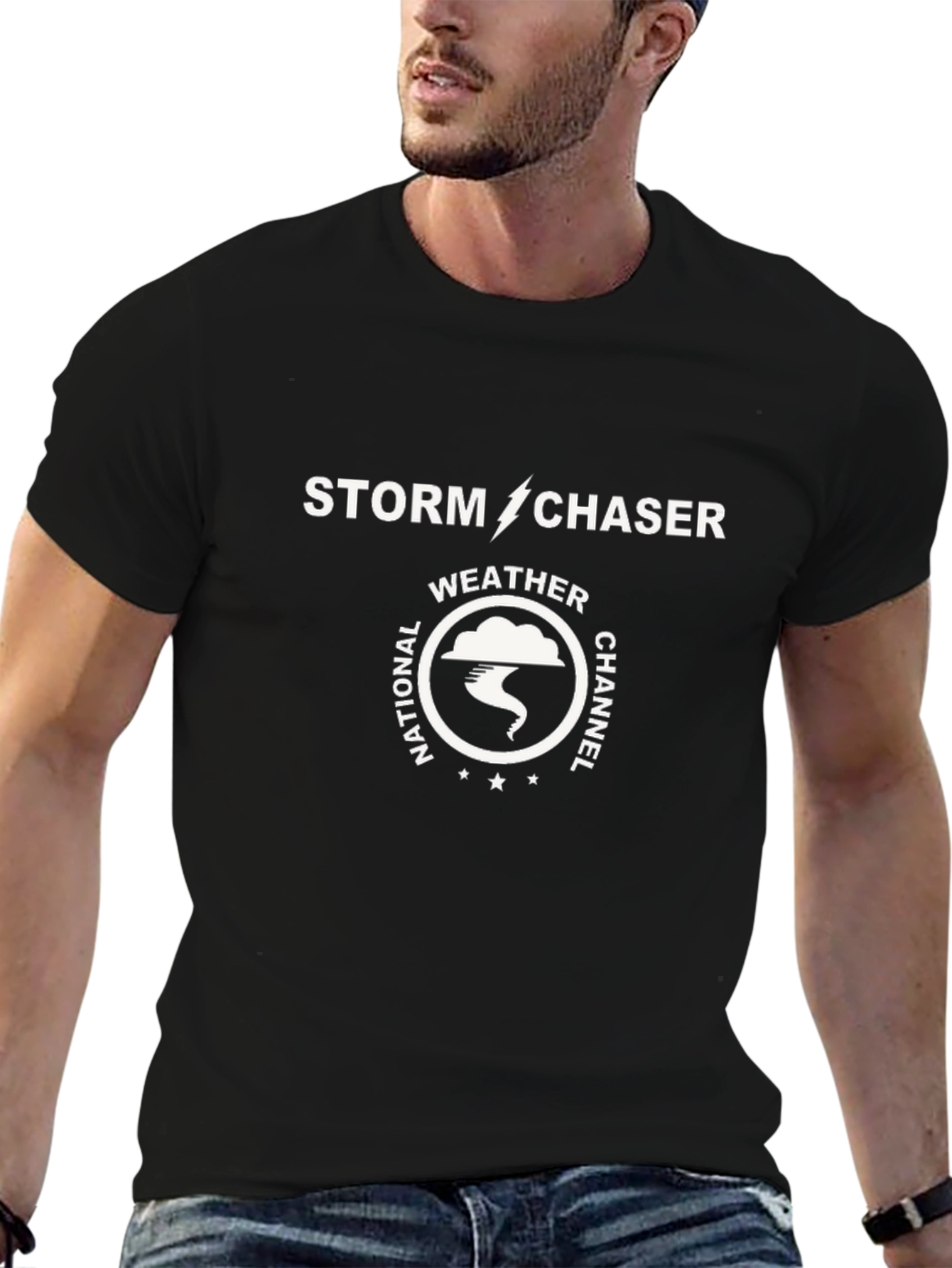 Storm Chaser Weather Channel Graphic T-Shirt