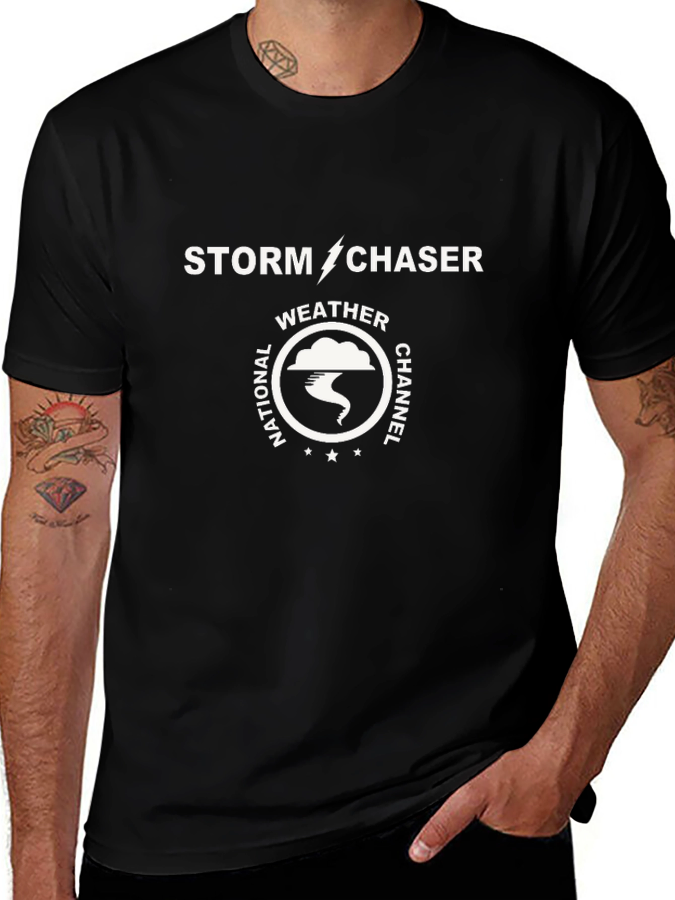 Storm Chaser Weather Channel Graphic T-Shirt