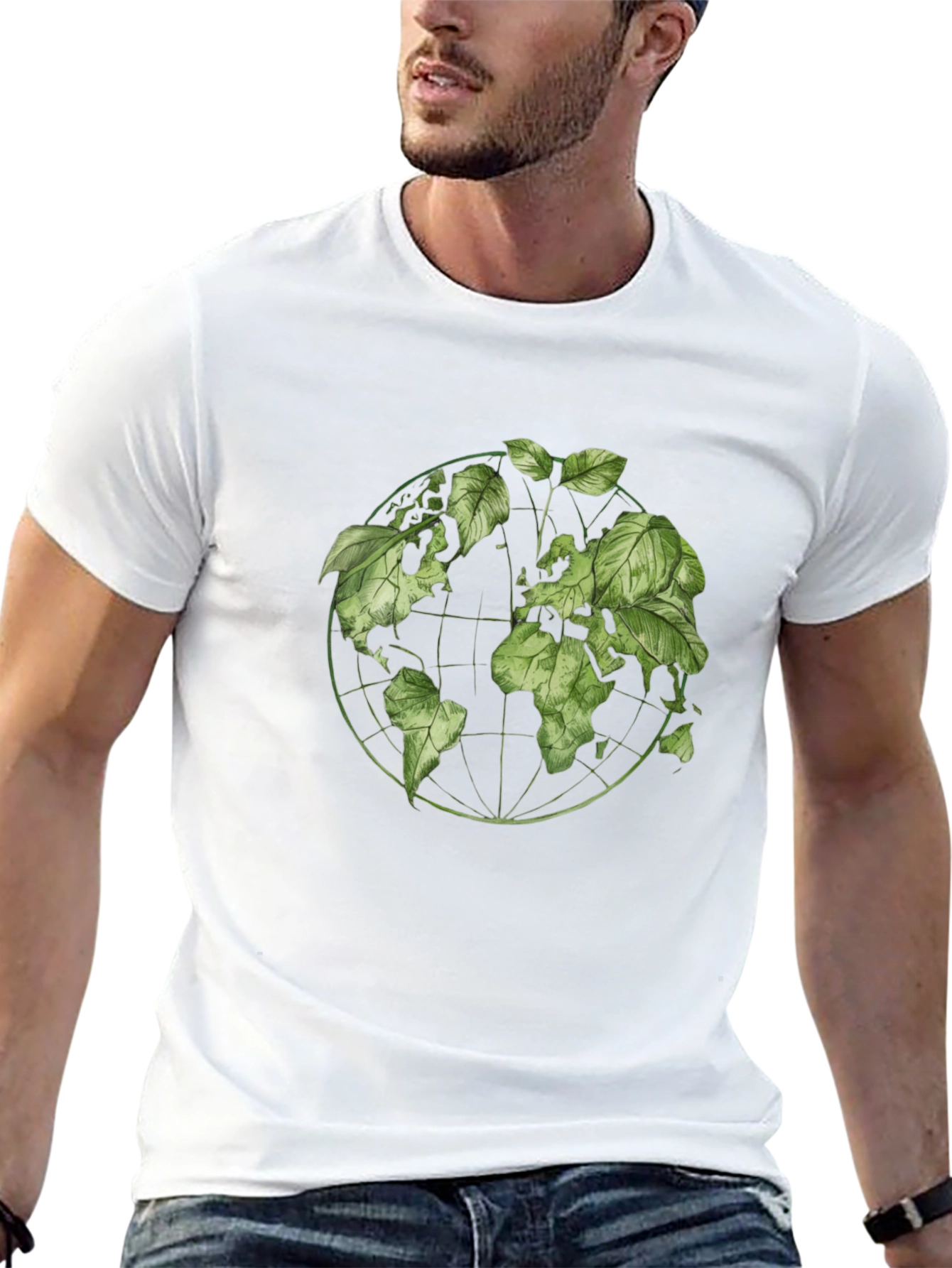 Eco Earth Tee - Leaf Design