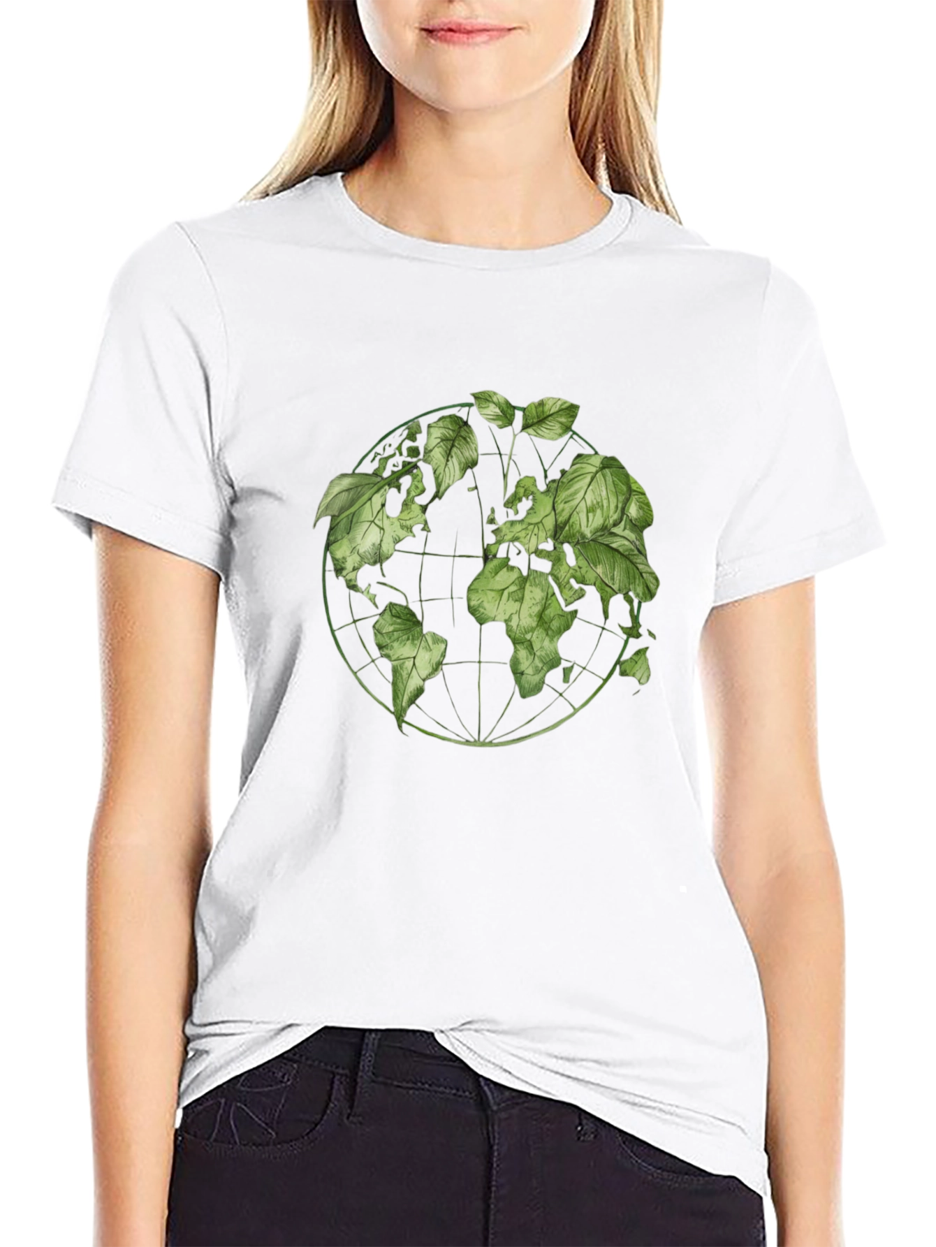 Eco Earth Tee - Leaf Design