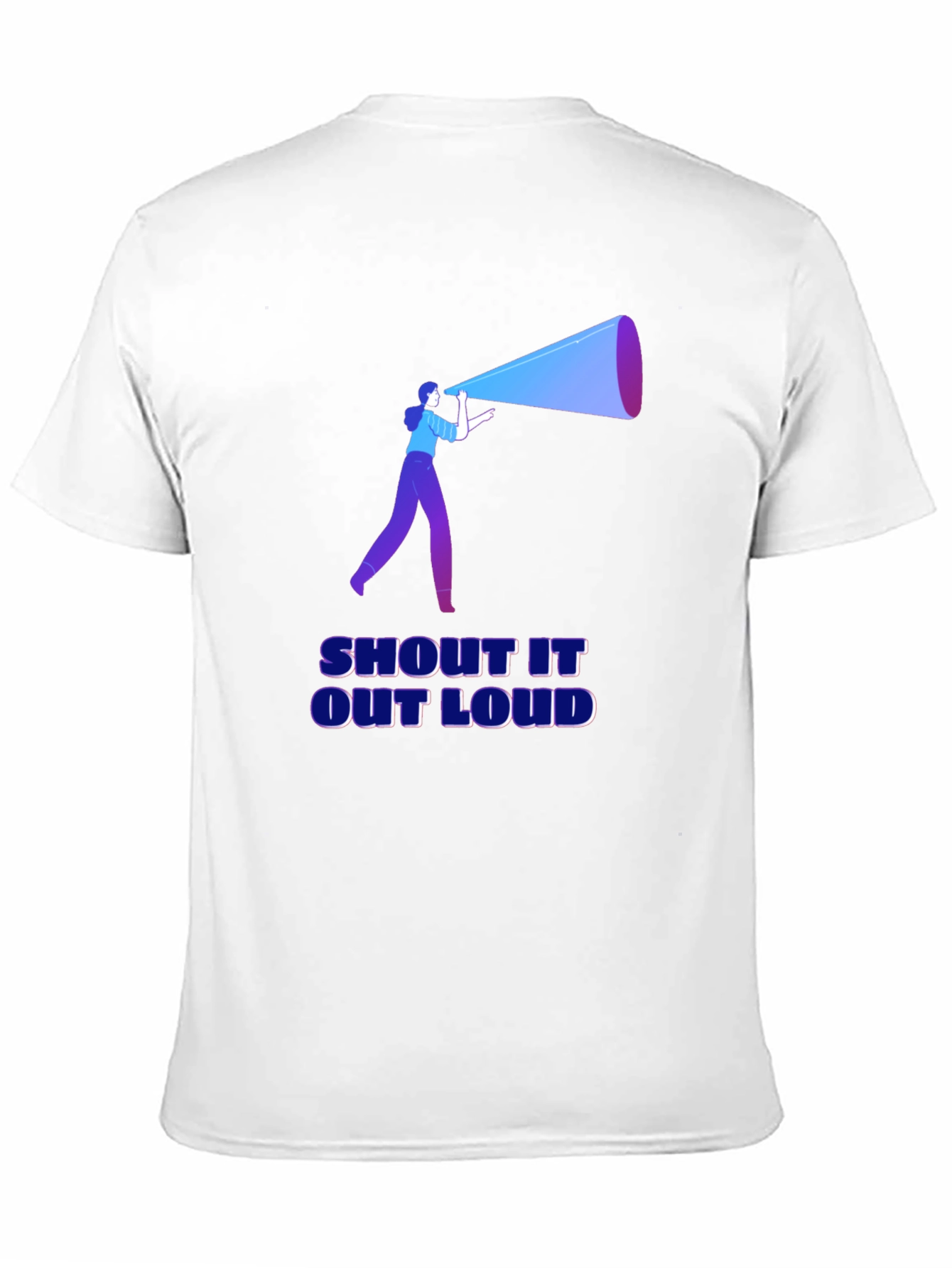 Shout It Out Loud Black T-Shirt