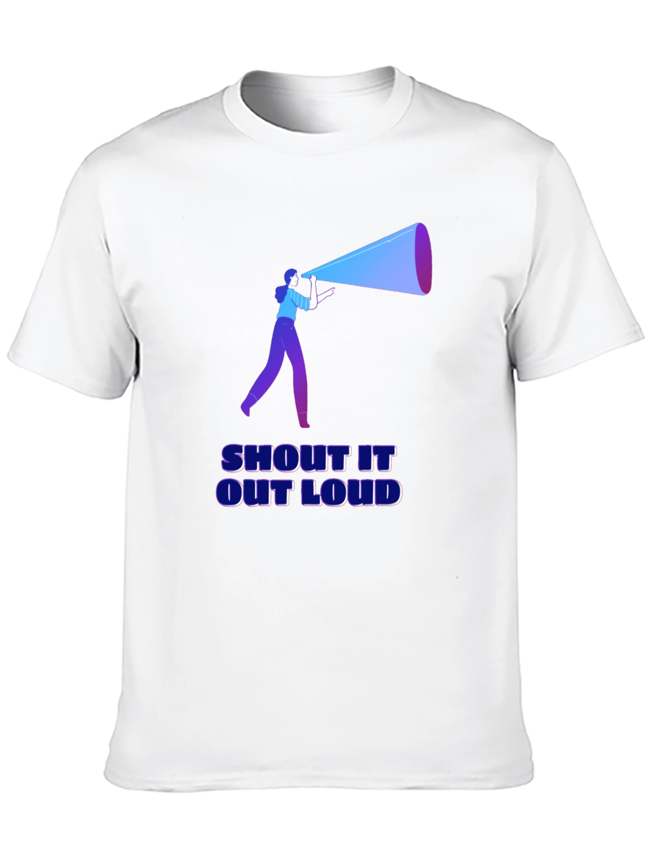 Shout It Out Loud Black T-Shirt