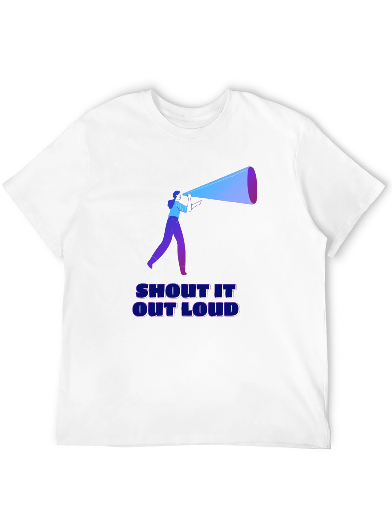 Shout It Out Loud Black T-Shirt