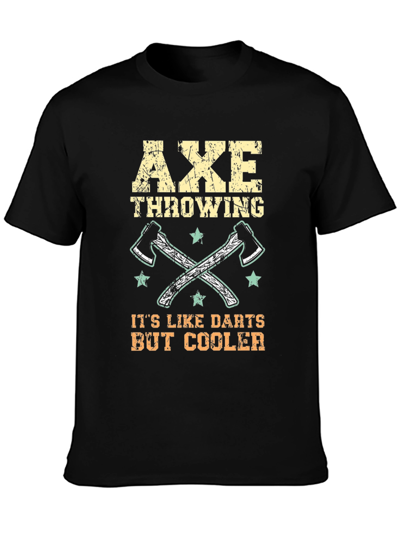 Axe Throwing Cool Graphic Tee
