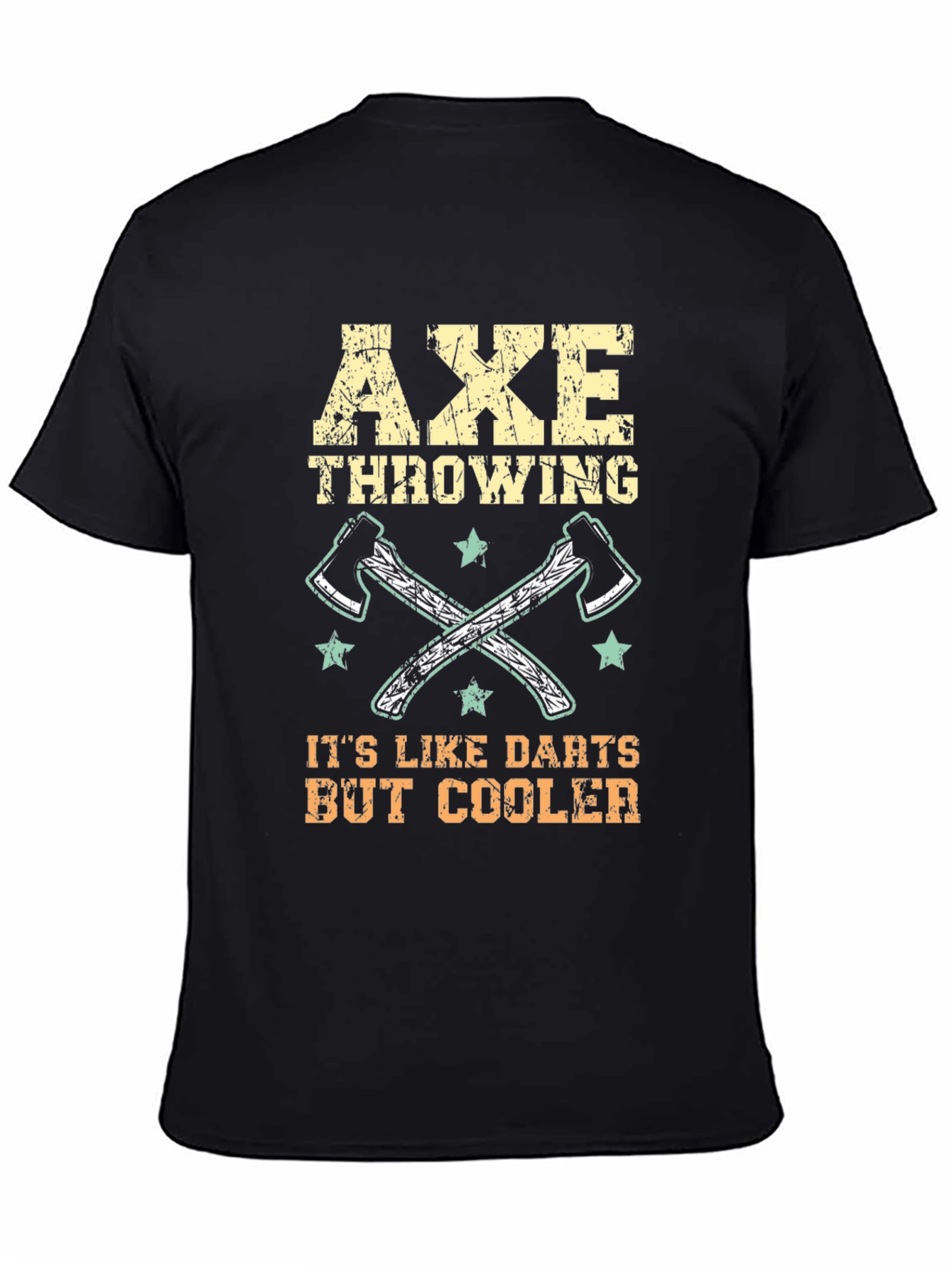 Axe Throwing Cool Graphic Tee