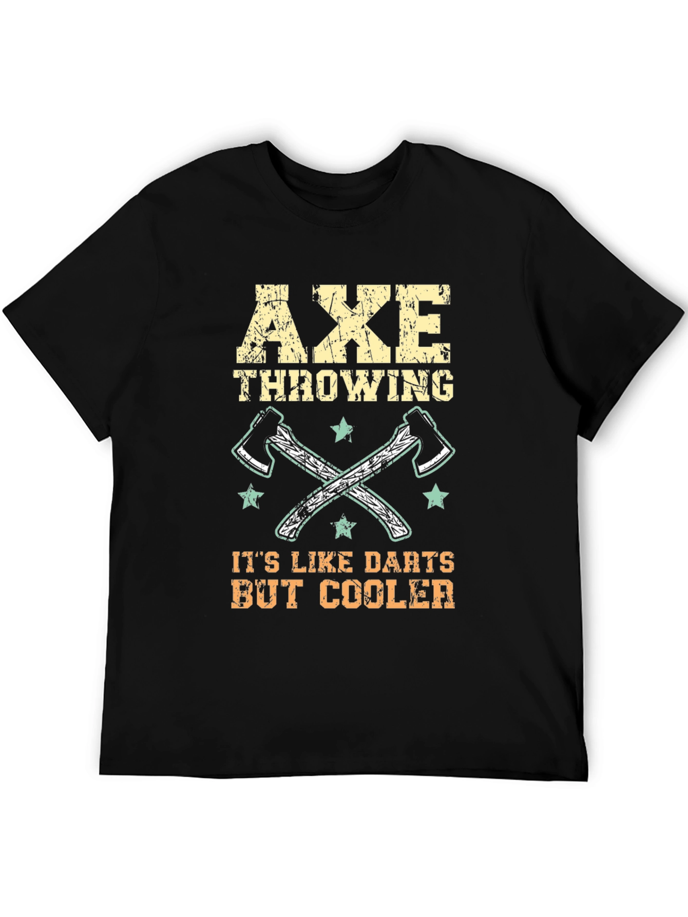 Axe Throwing Cool Graphic Tee