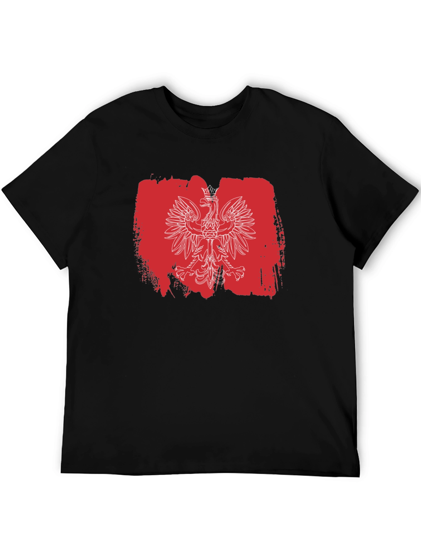 Polish Eagle T-Shirt - Red & White Flag