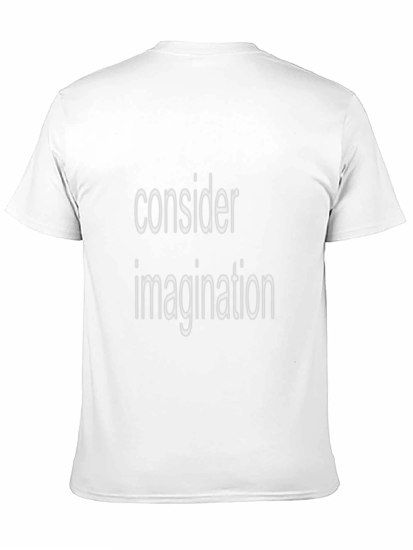 Consider Imagination Black Graphic Tee