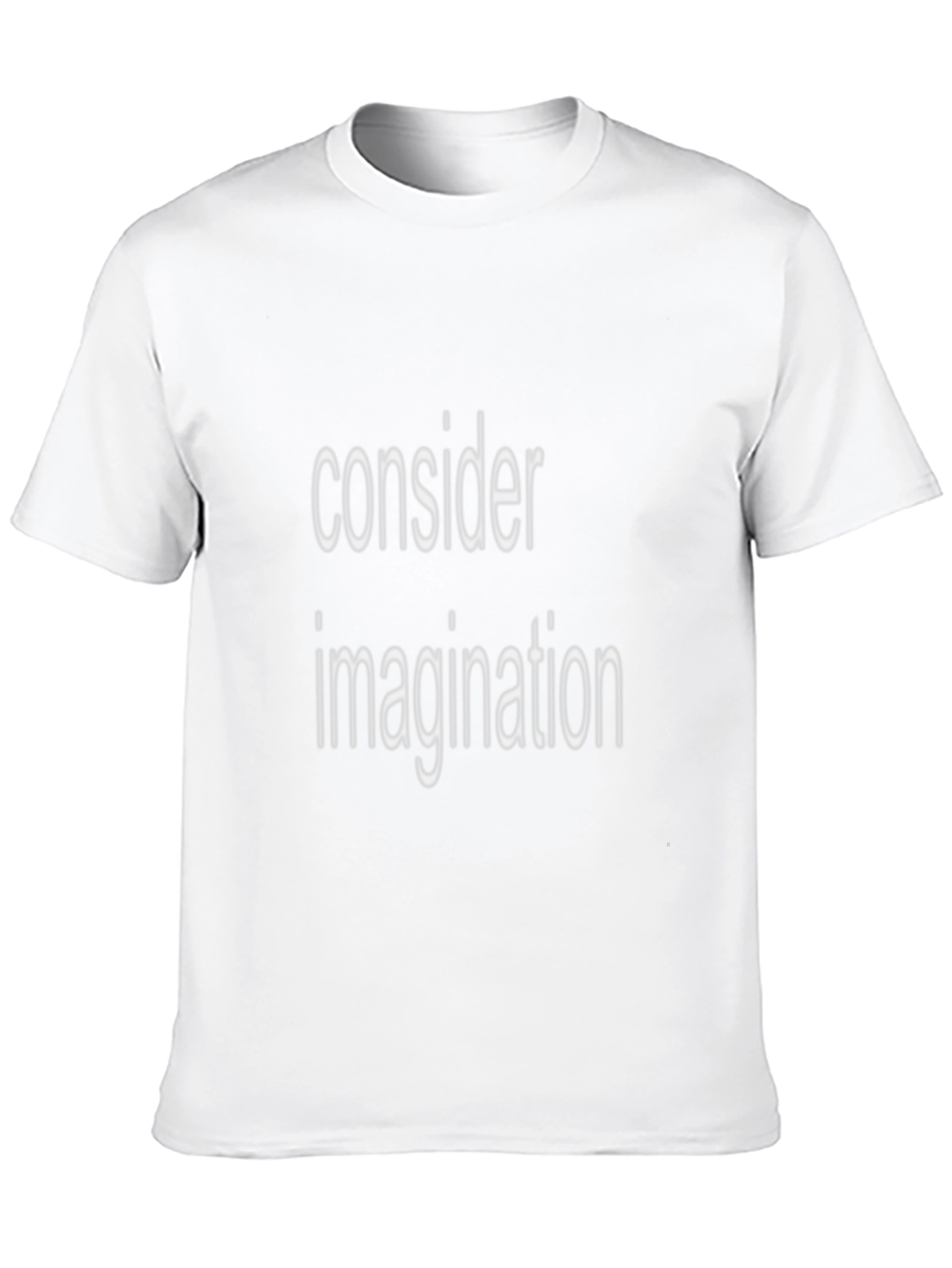 Consider Imagination Black Graphic Tee