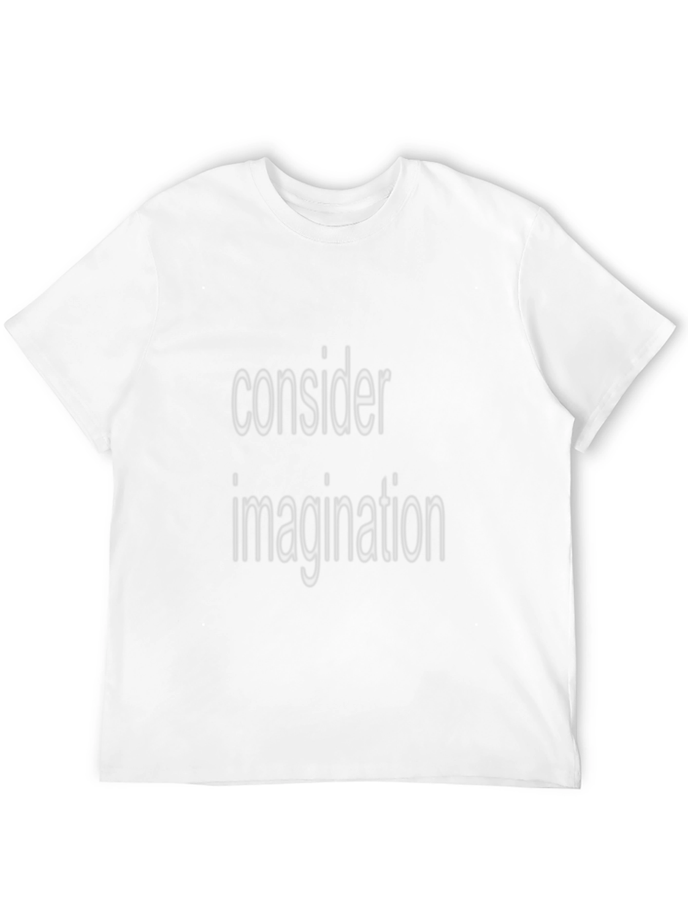 Consider Imagination Black Graphic Tee