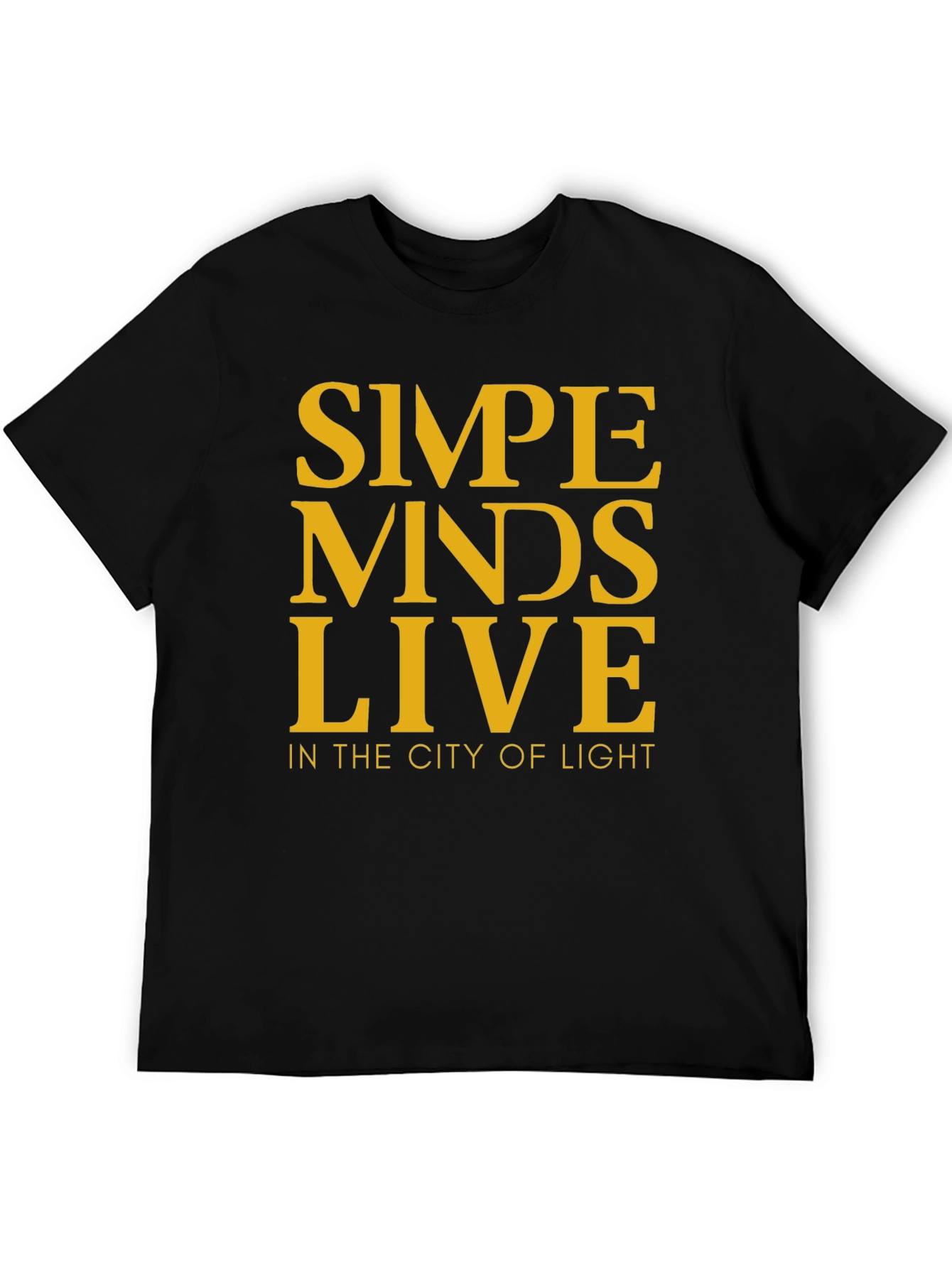 Simple Minds Live Black T-Shirt